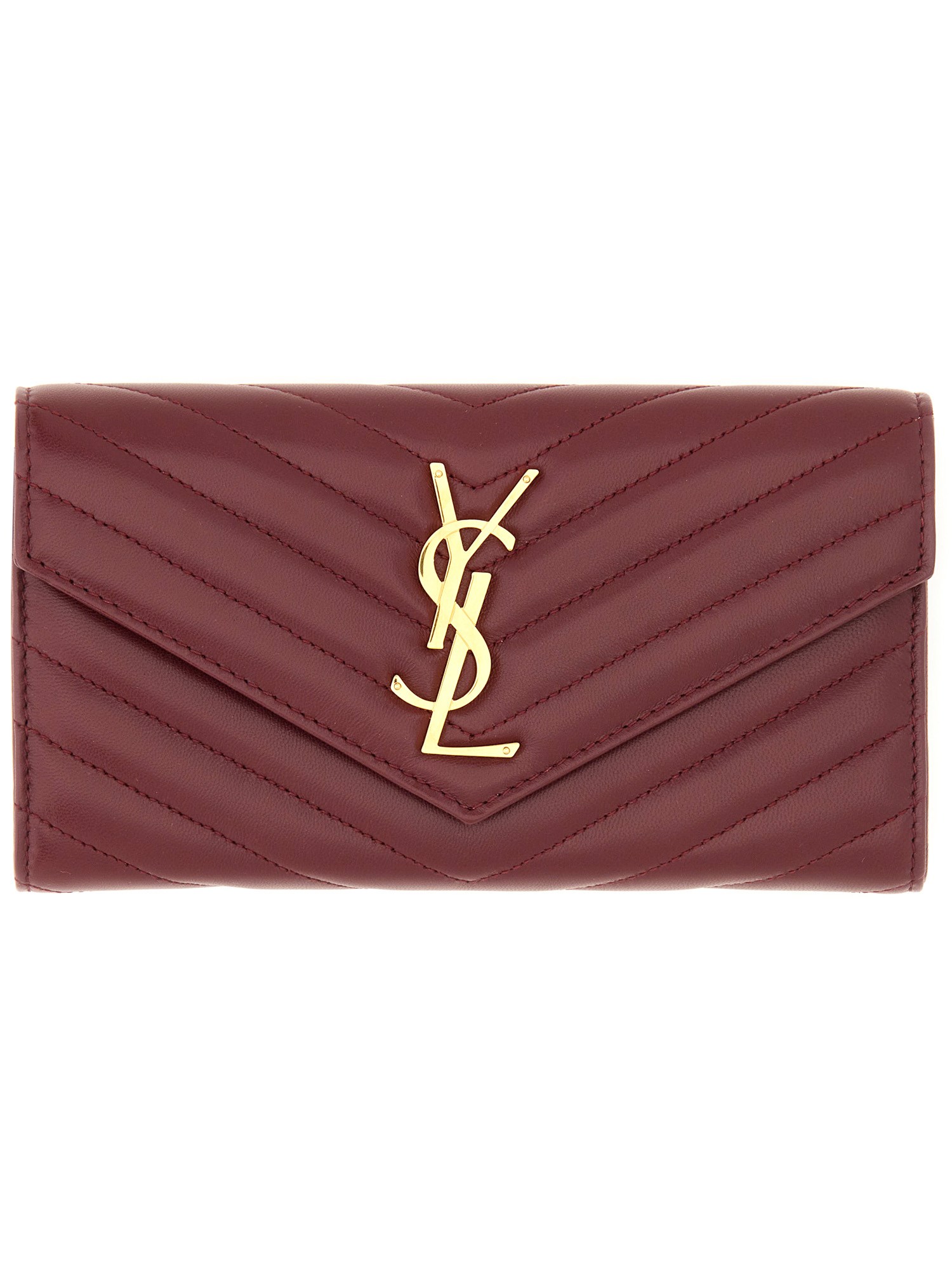 Saint Laurent saint laurent monogram logo wallet