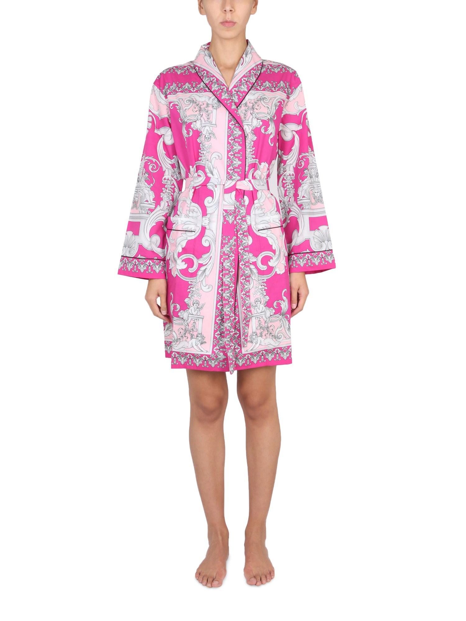 Versace versace baroque pattern robe