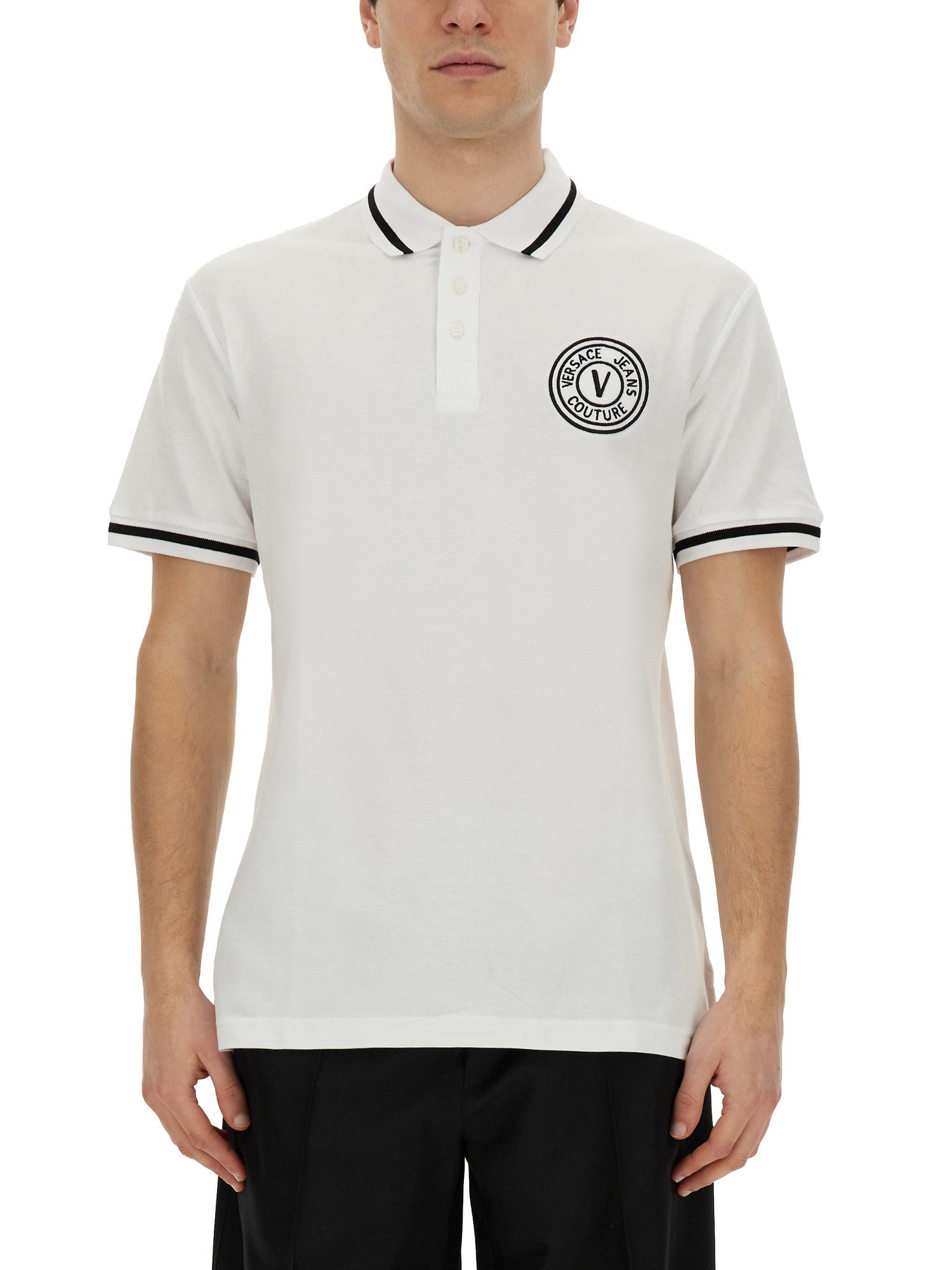 Versace Jeans Couture versace jeans couture polo with logo