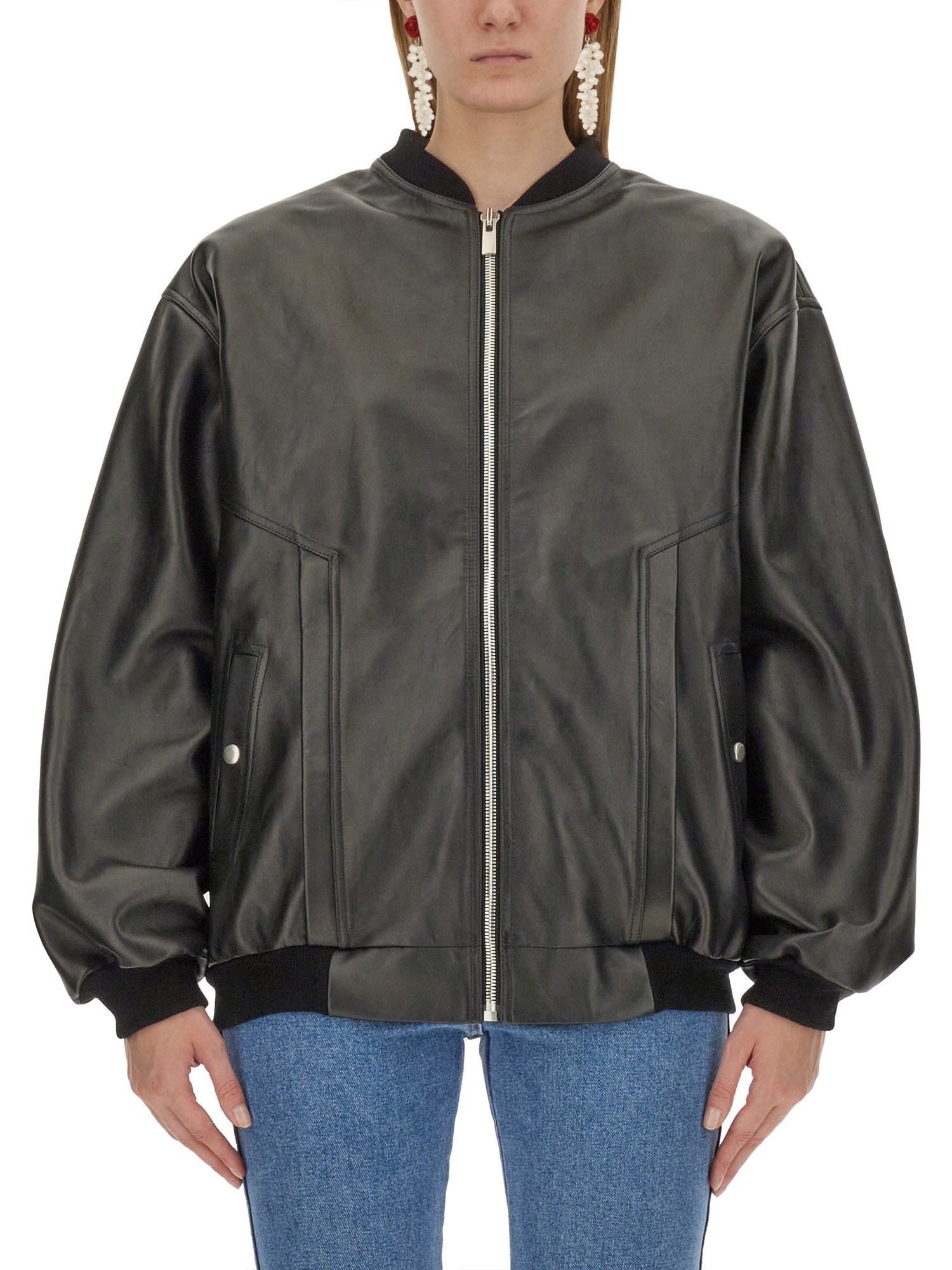 Magda Butrym magda butrym oversize fit bomber jacket