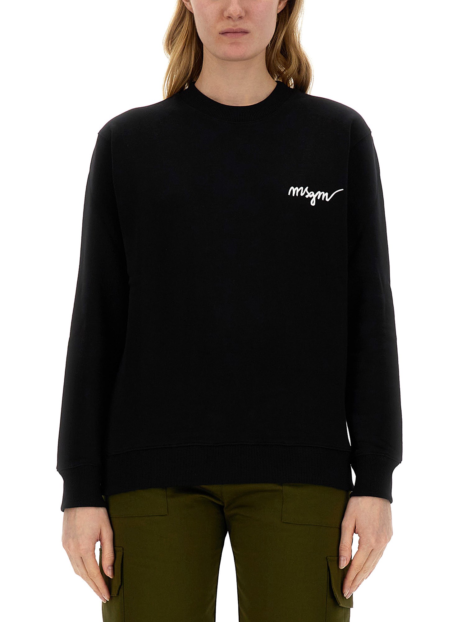 Msgm msgm sweatshirt with logo