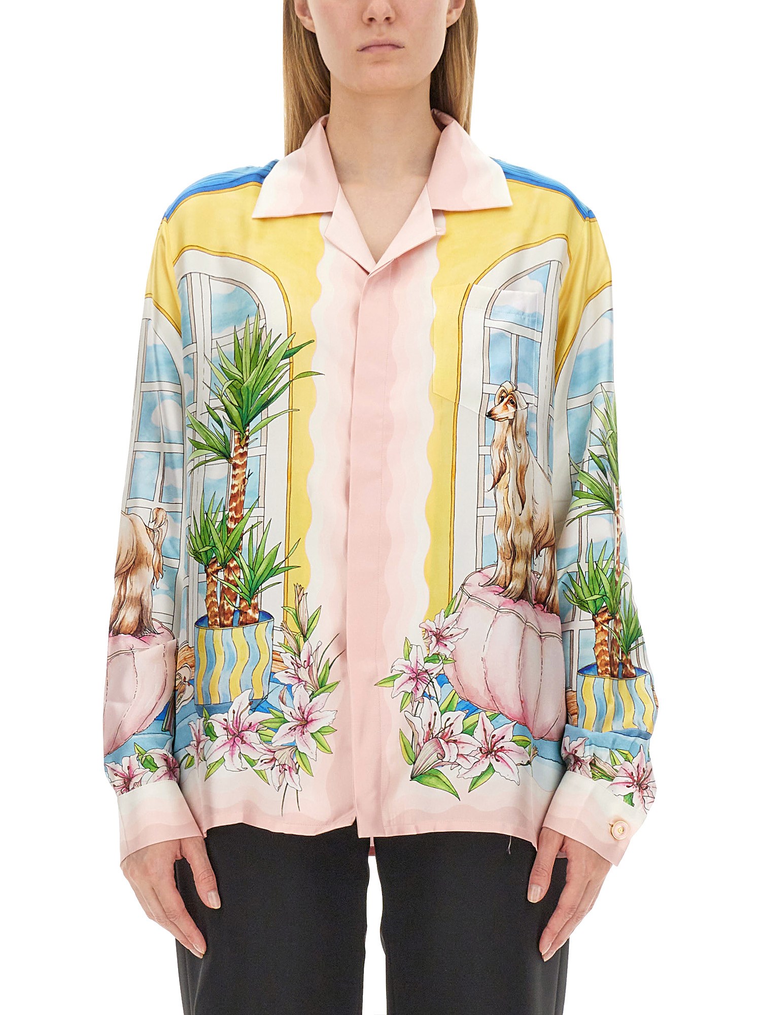 Casablanca casablanca printed shirt