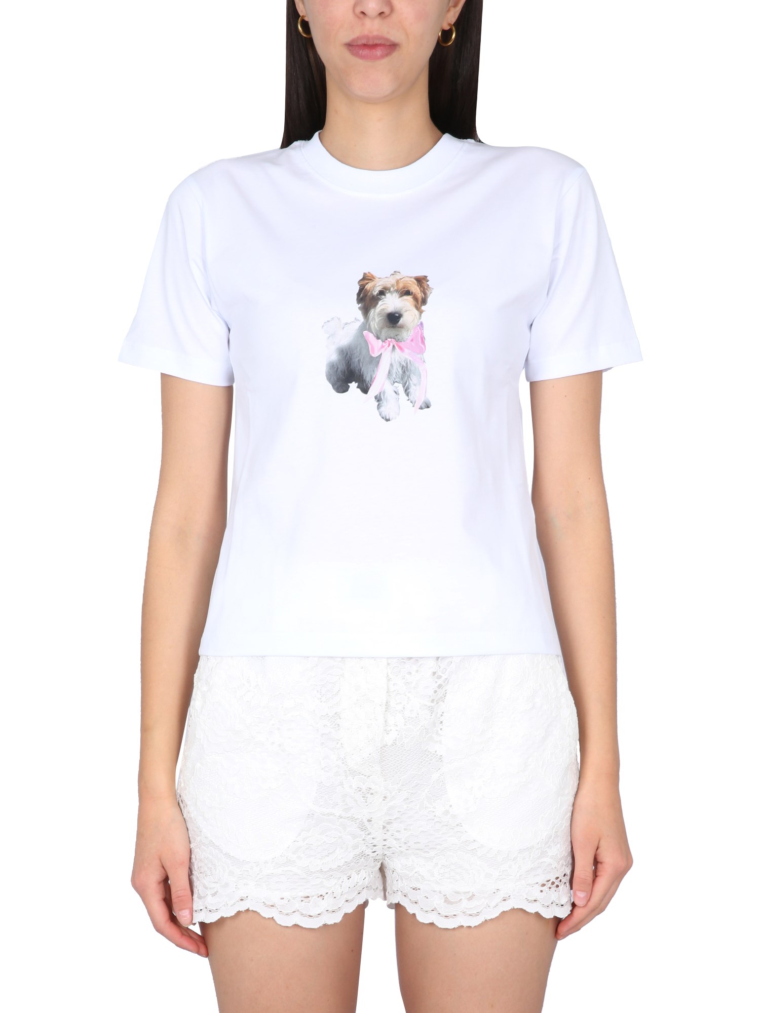 Msgm msgm logo print t-shirt