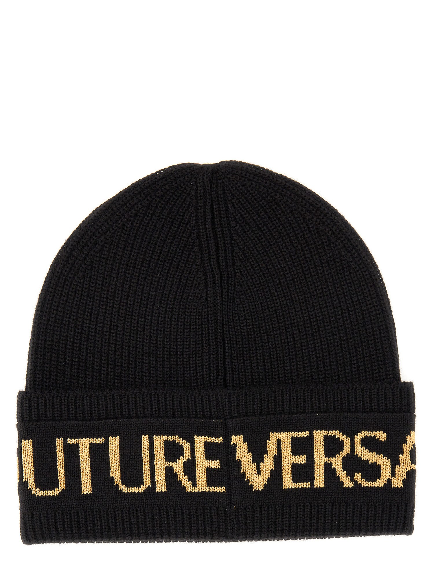 Versace Jeans Couture versace jeans couture beanie hat with logo