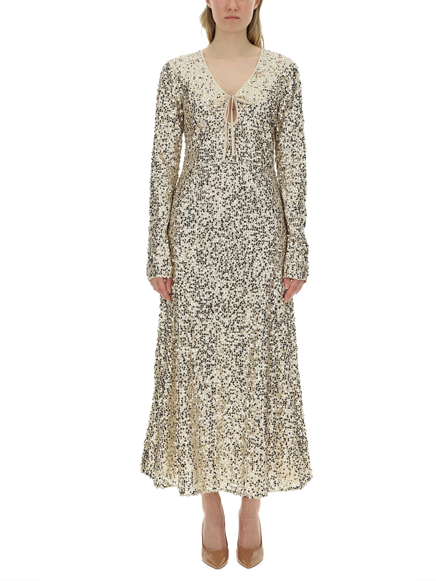  rotate birger christensen sequined dress