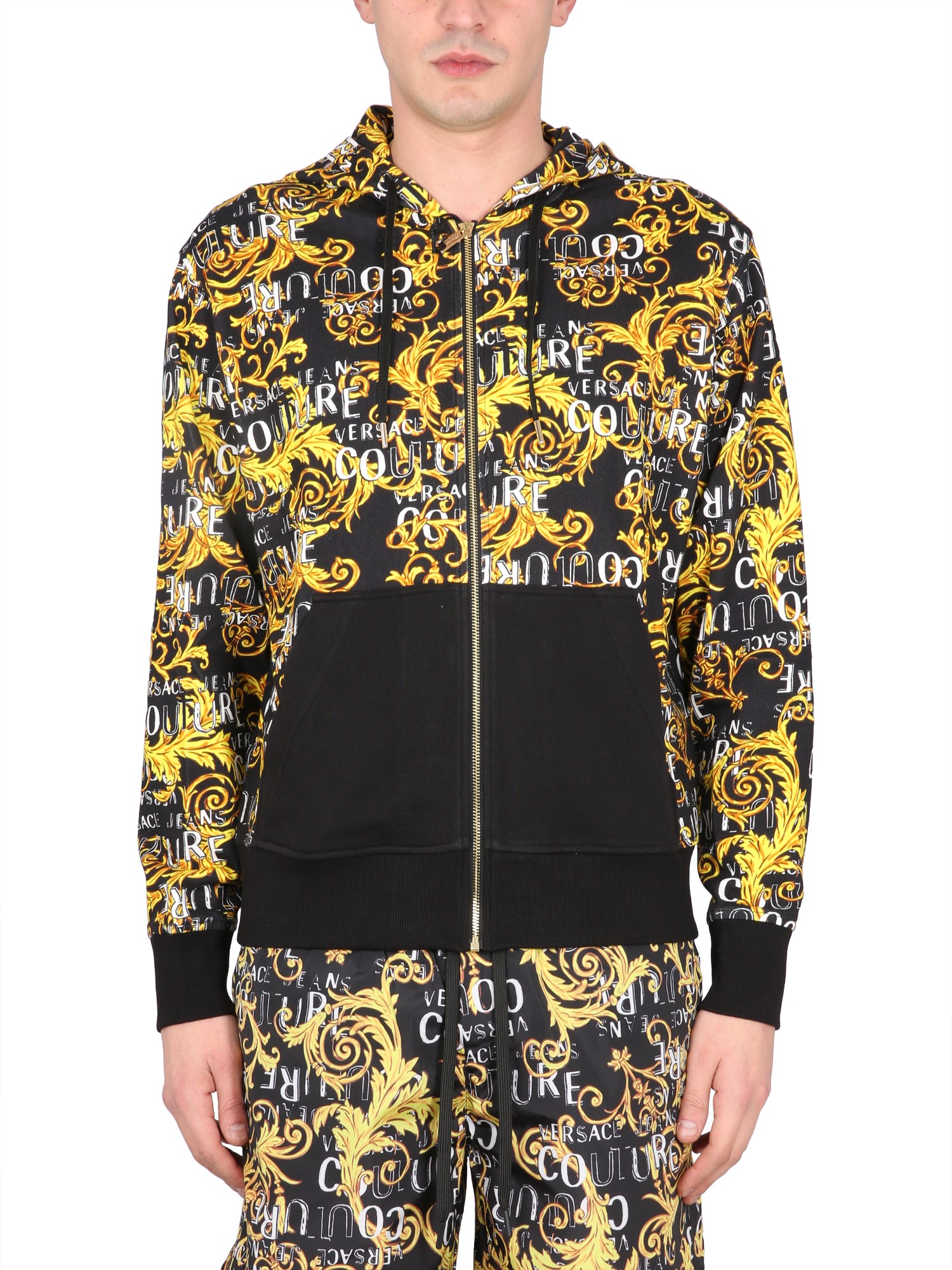 Versace Jeans Couture versace jeans couture sweatshirt with baroque logo