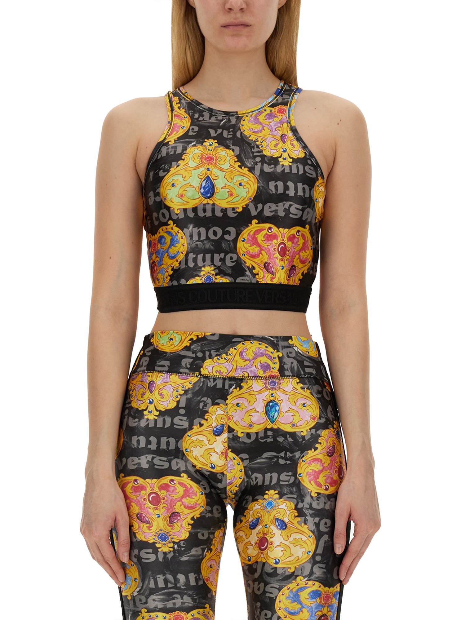 Versace Jeans Couture versace jeans couture top with print