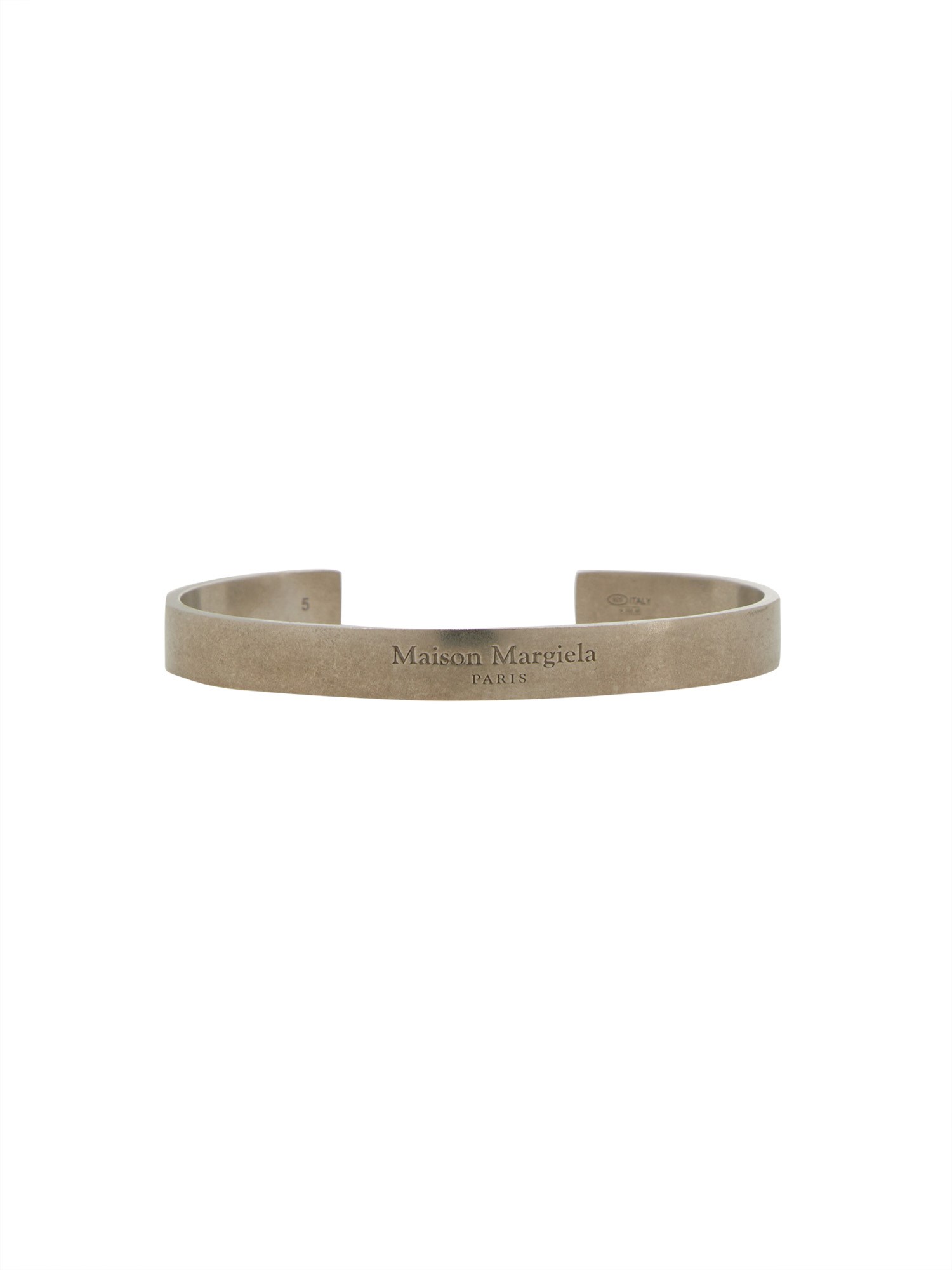 Maison Margiela maison margiela rigid logo bracelet