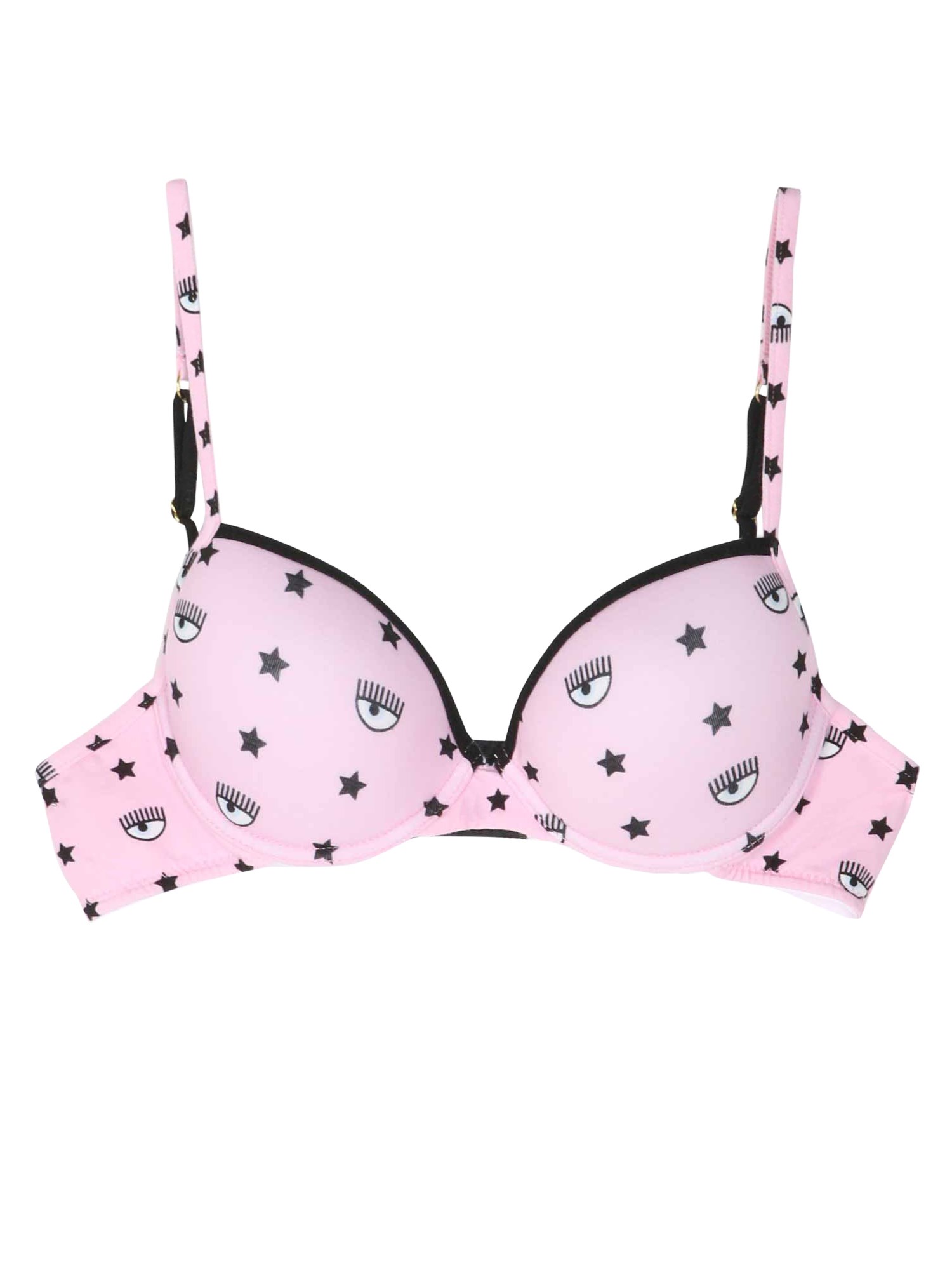 CHIARA FERRAGNI chiara ferragni push up bra with eyestar print