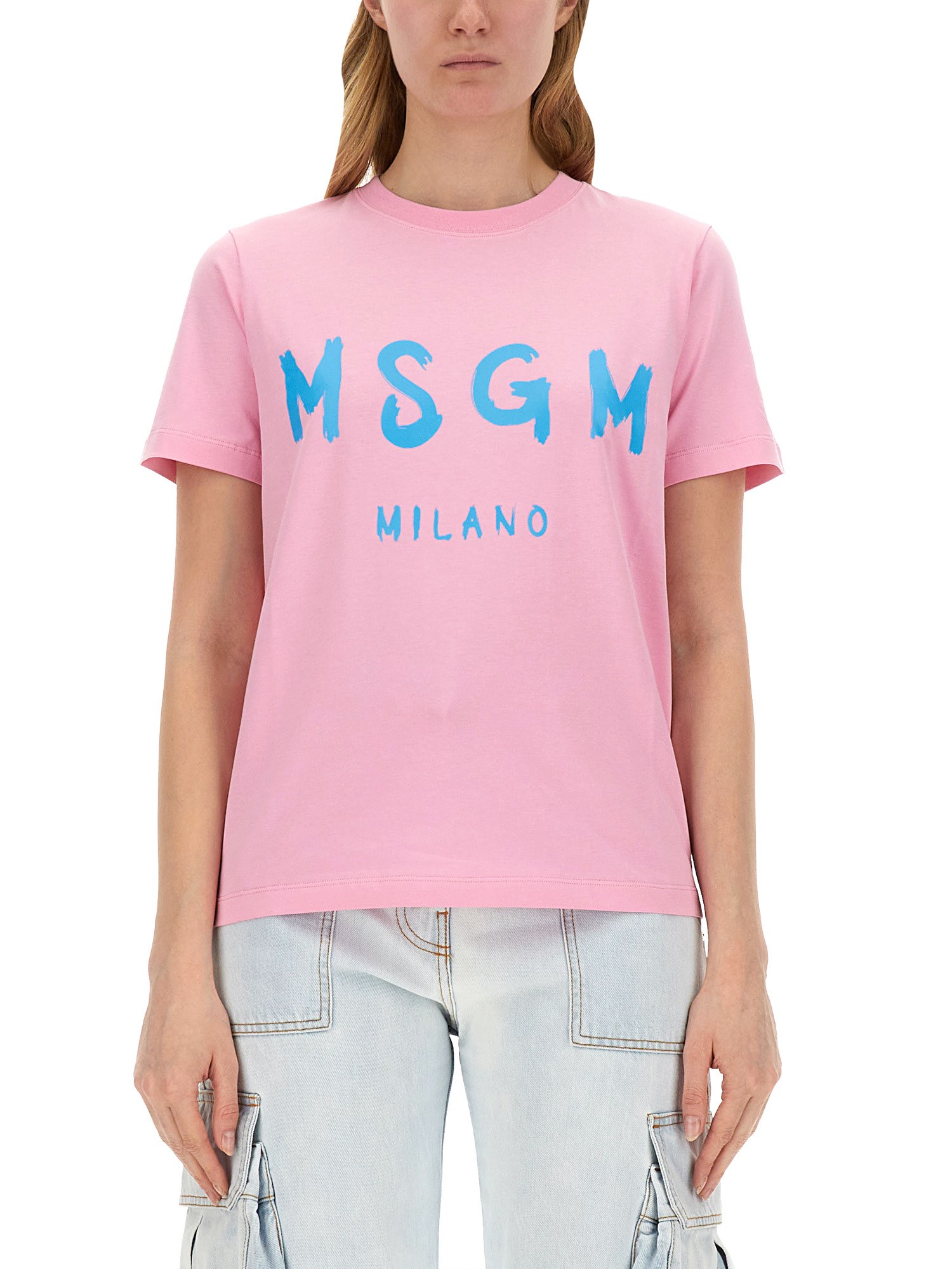 Msgm msgm t-shirt with logo