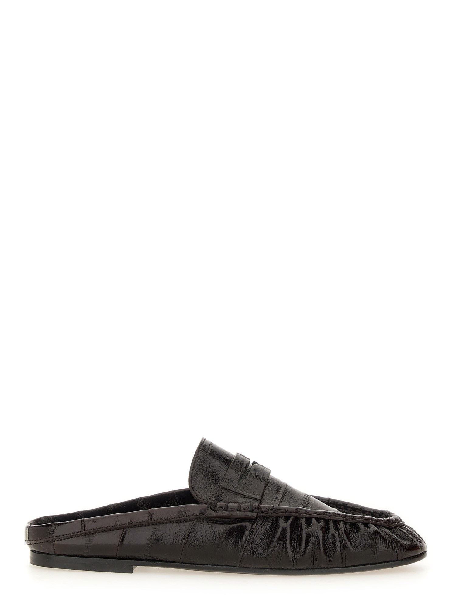 Saint Laurent saint laurent mule le loafer in eel