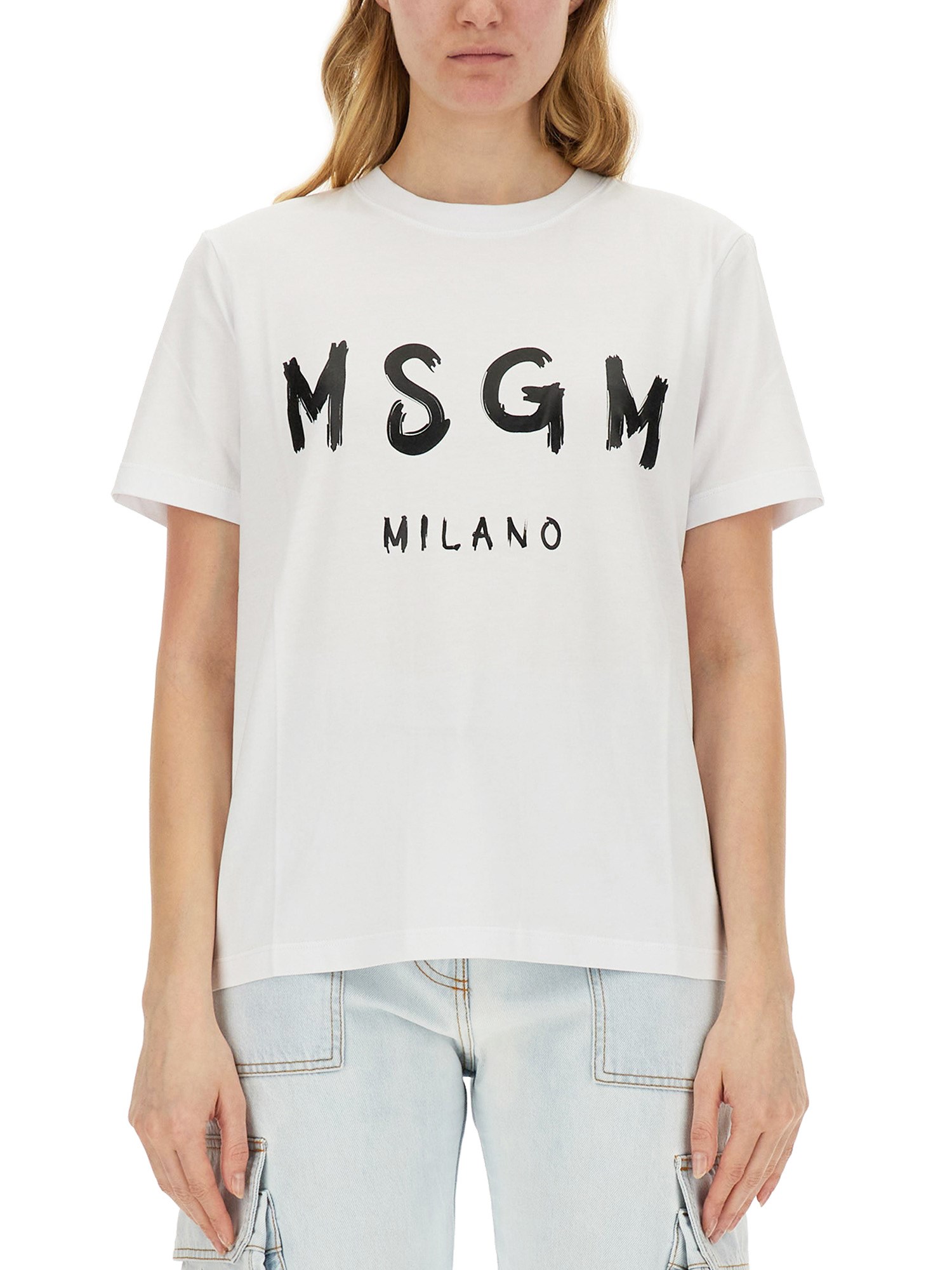 Msgm msgm t-shirt with logo