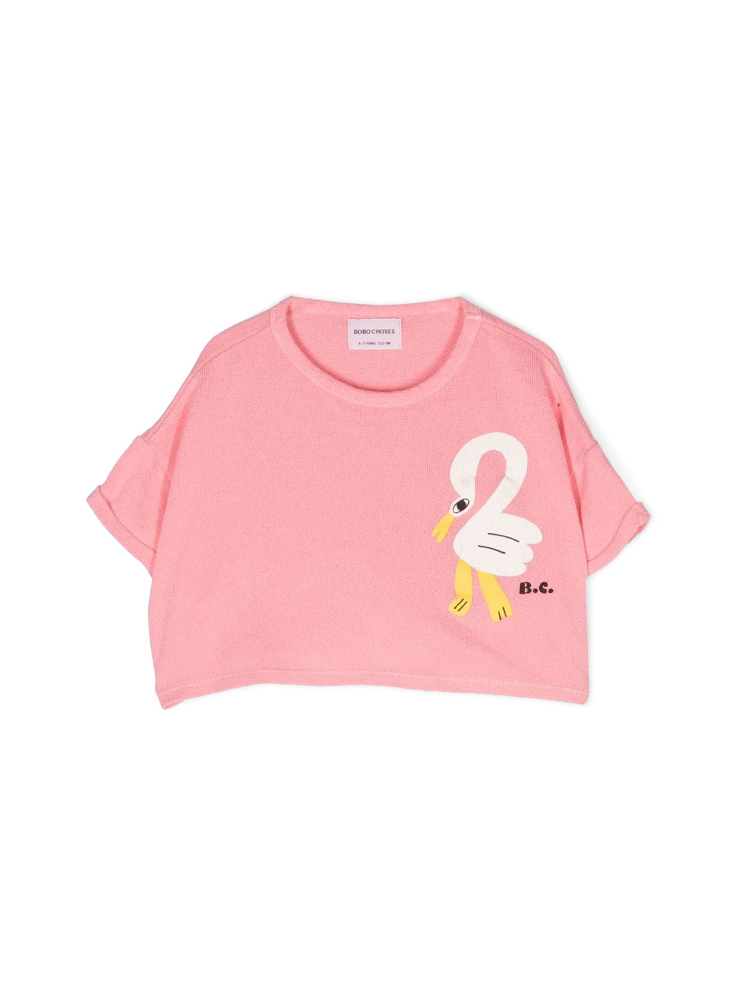 Bobo Choses bobo choses pelican cropped sweatshirt