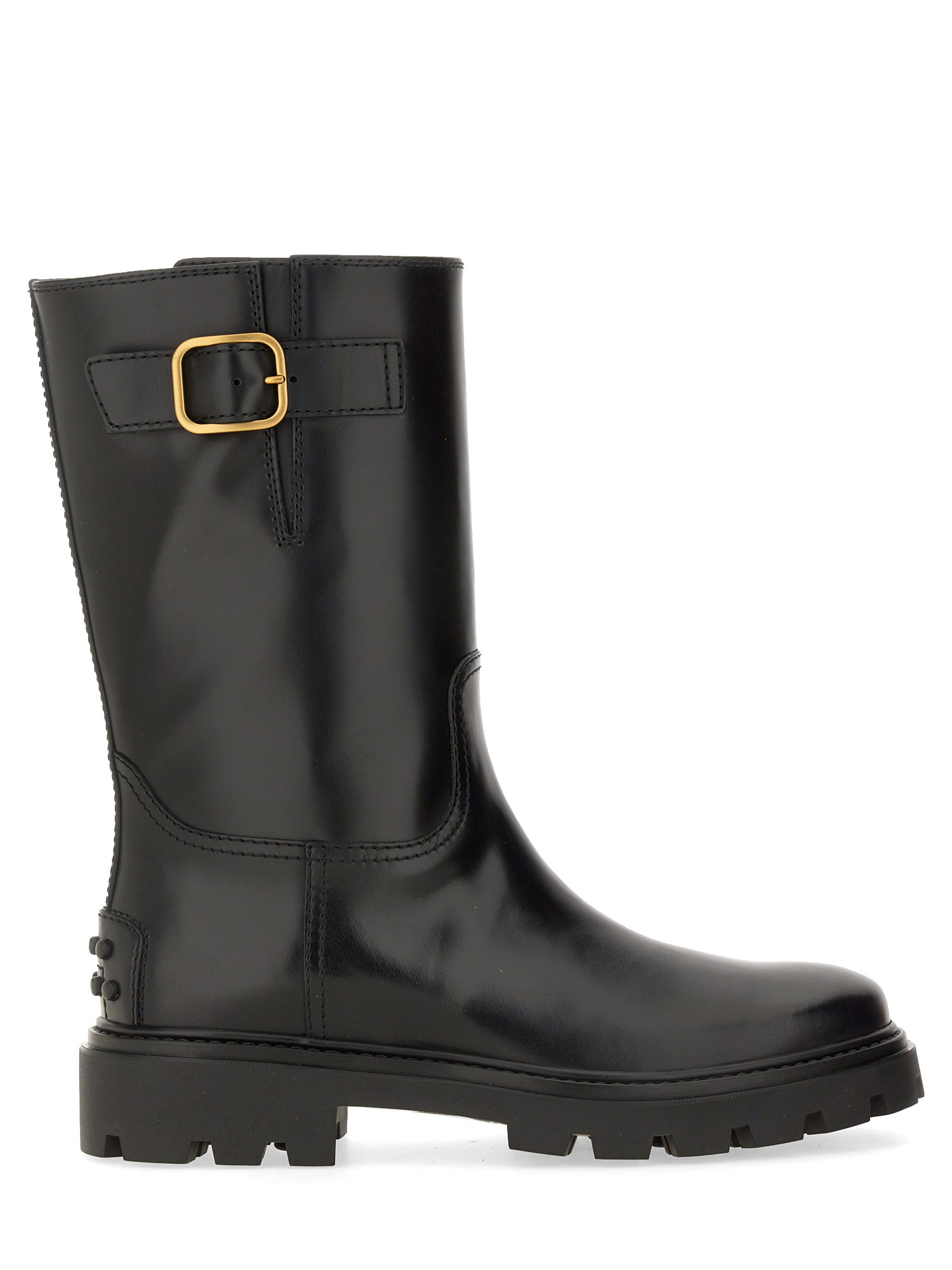 Tod's tod's leather biker boot