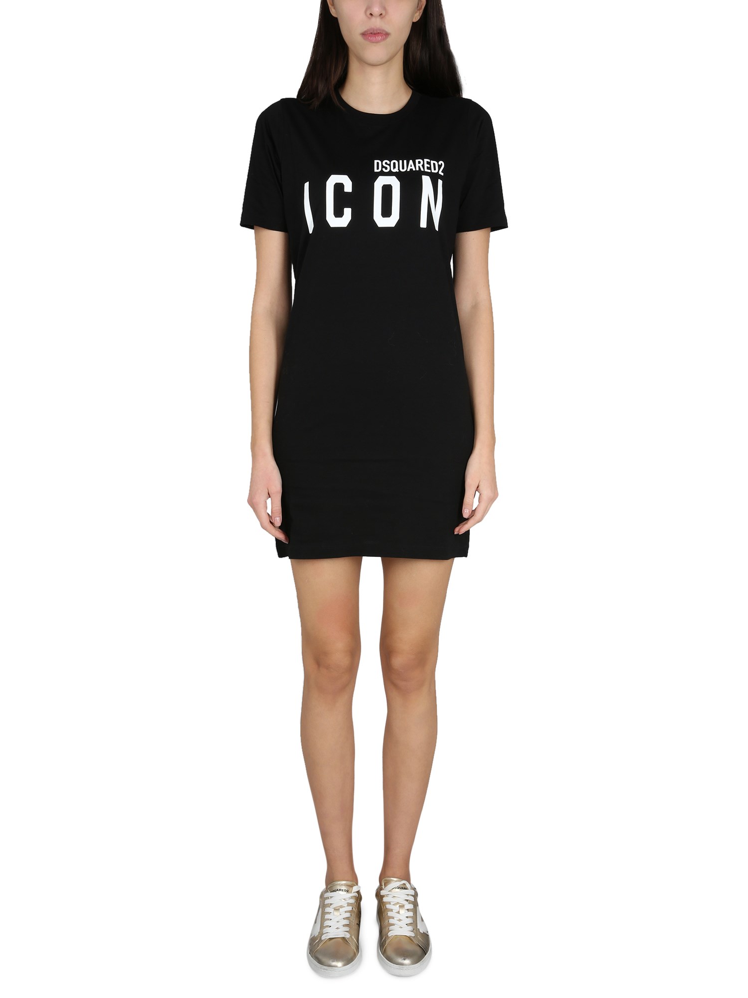 dsquared dsquared "icon" t-shirt dress