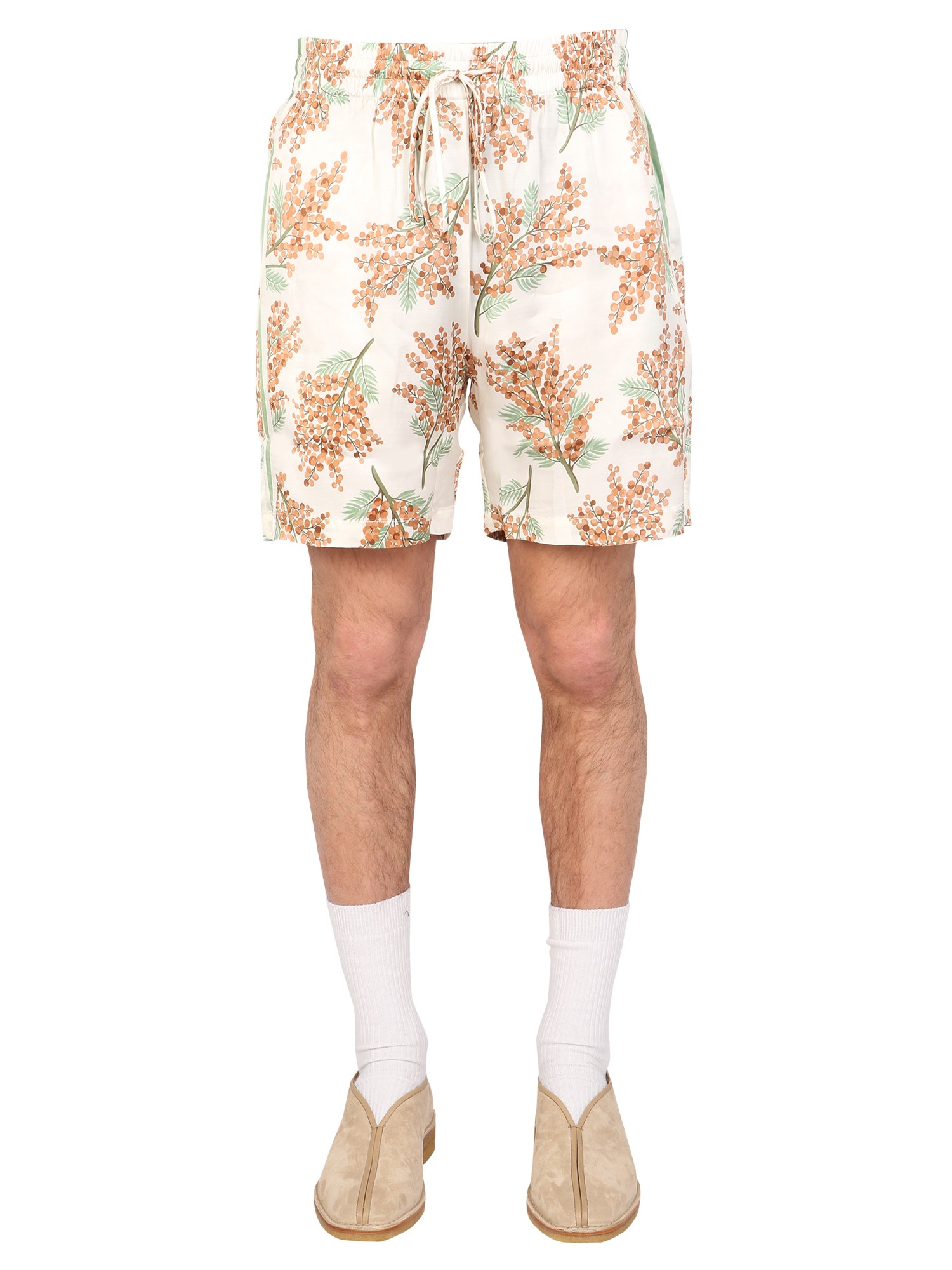 mouty mouty bermuda floral print shorts