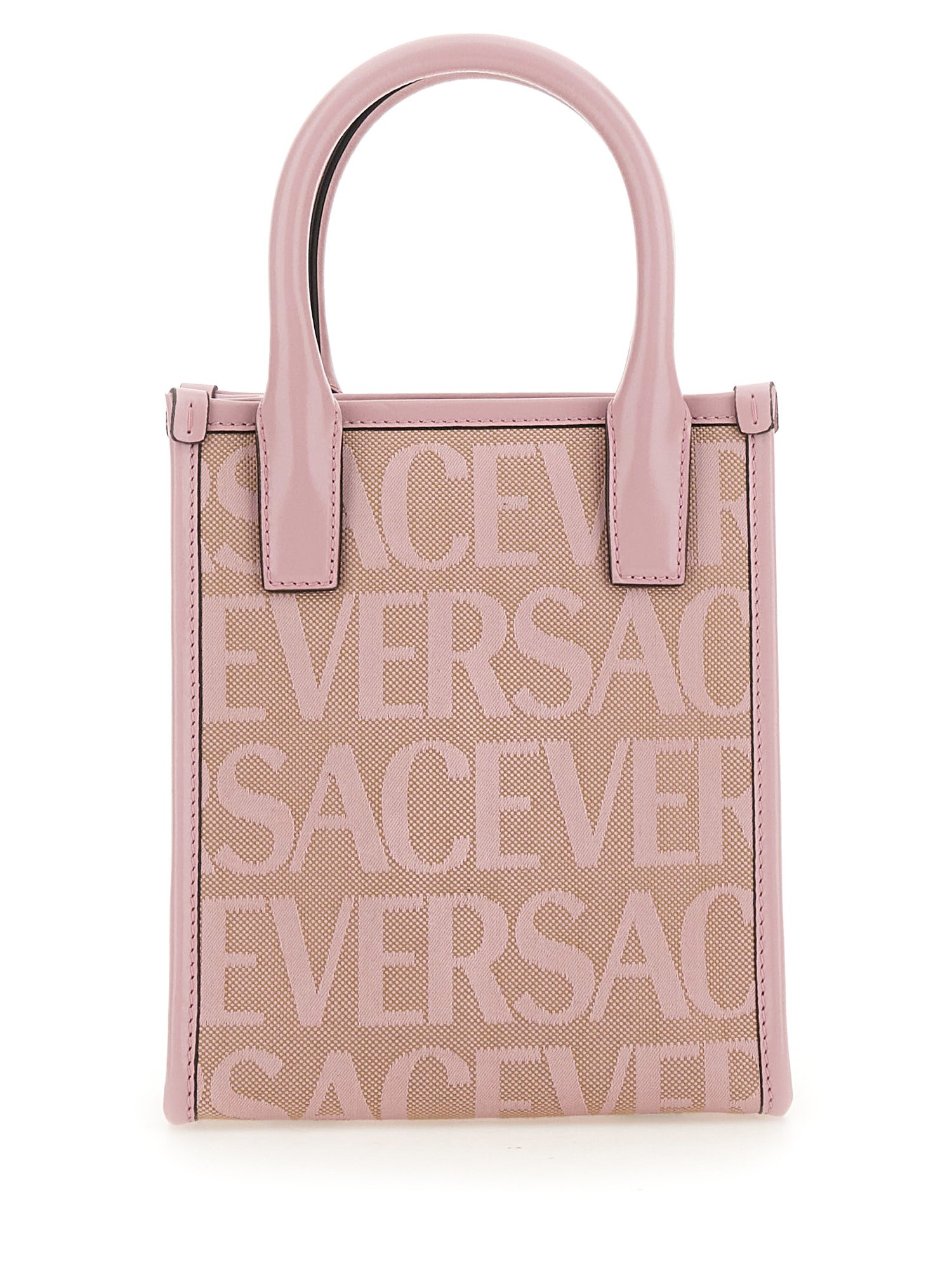 Versace versace mini shopper bag allover logo