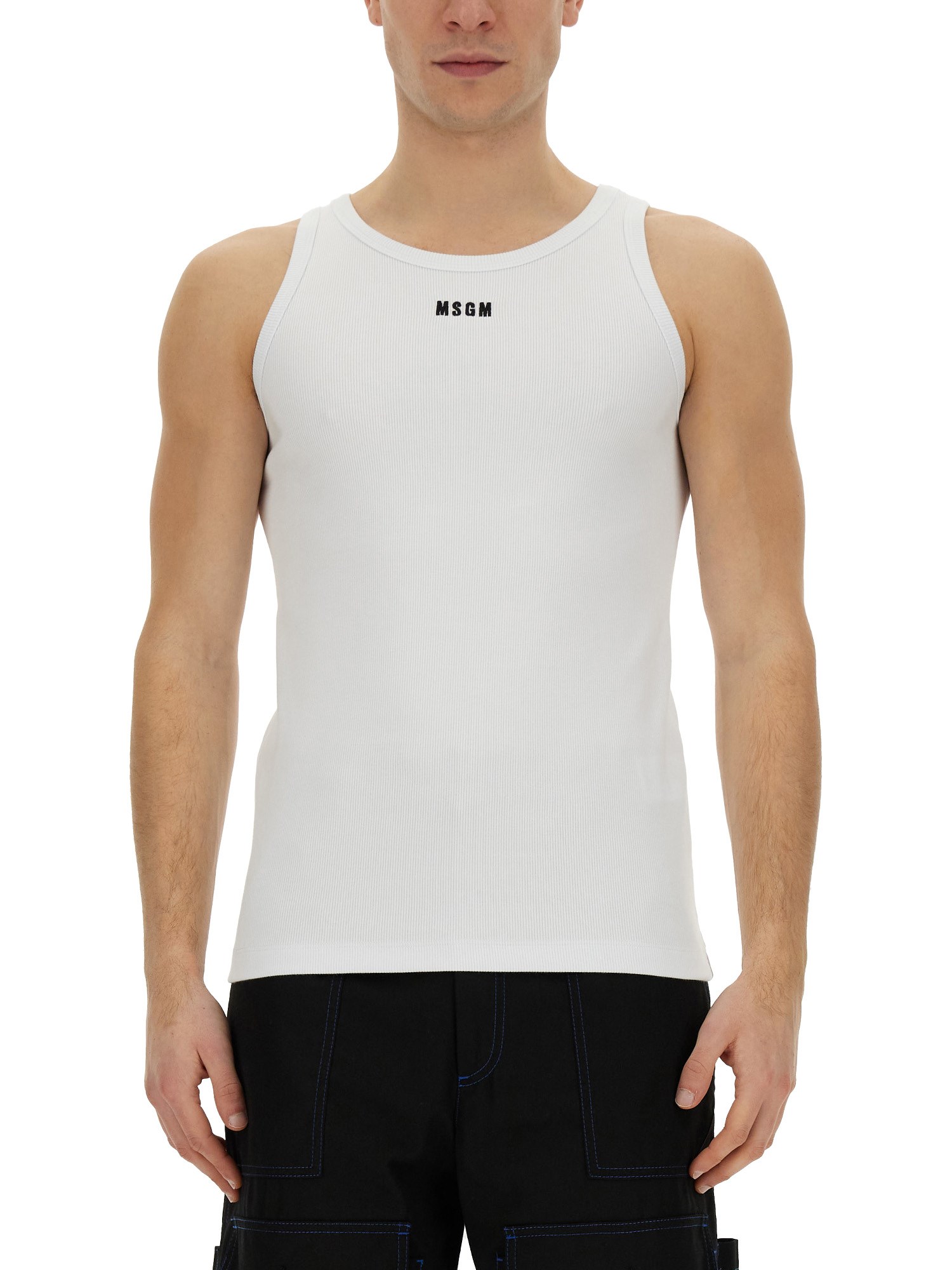 Msgm msgm tank top with logo