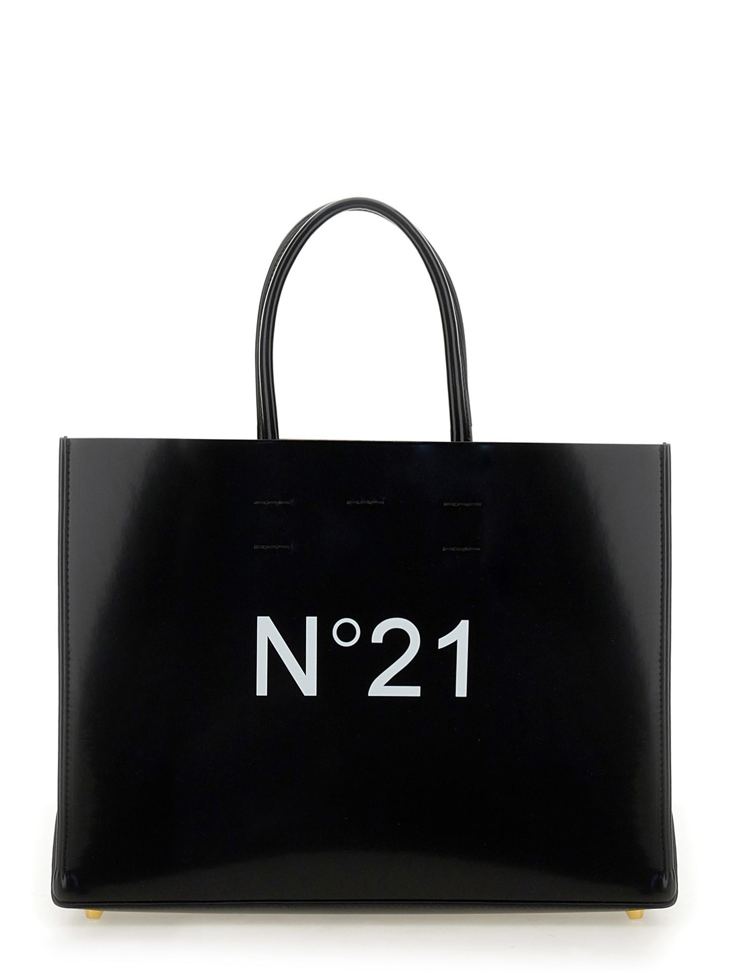  n°21 shopper bag with logo