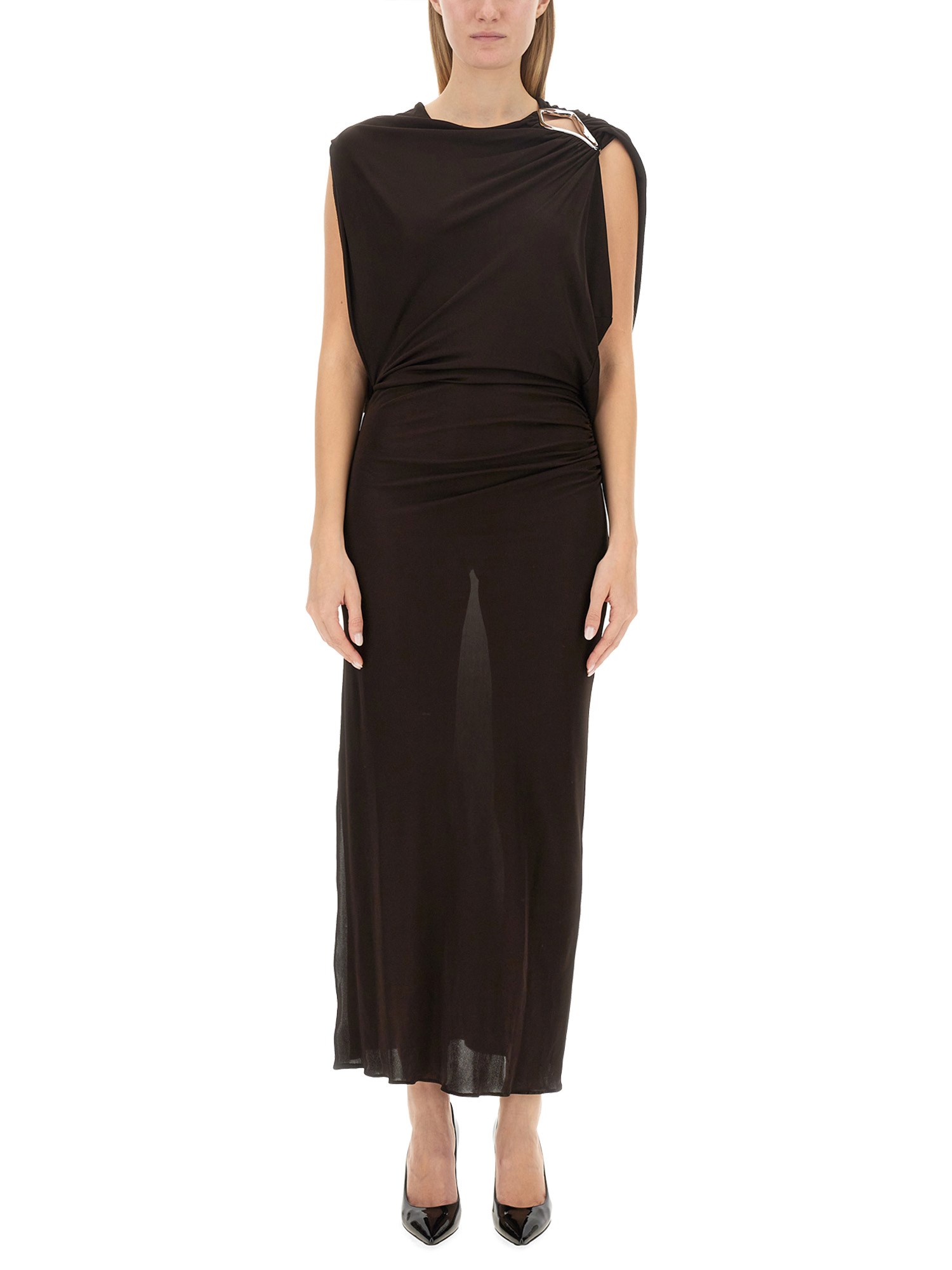 Lanvin lanvin draped dress