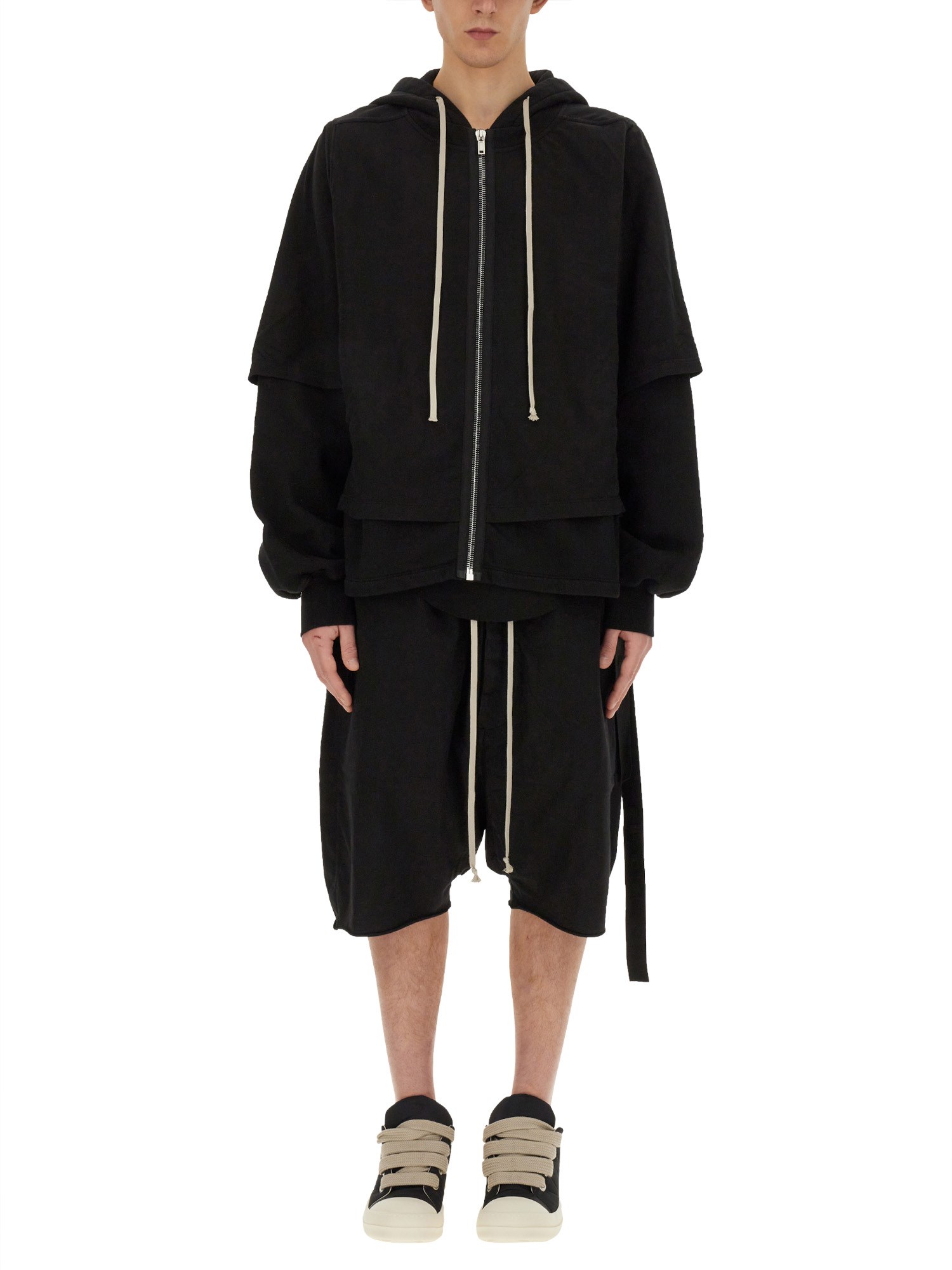 Rick Owens Drkshdw rick owens drkshdw zip sweatshirt.