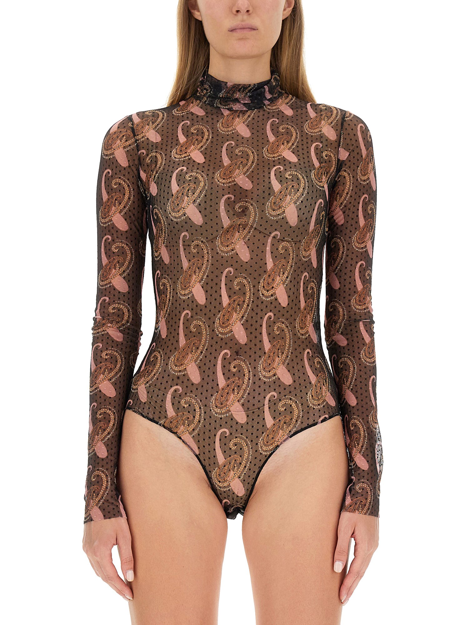 Etro etro bodysuit with paisley print