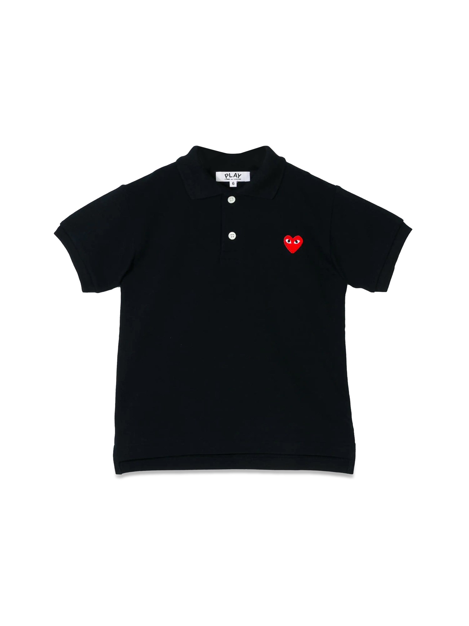 Comme Des Garçons Play comme des garcons play red heart m/c polo shirt