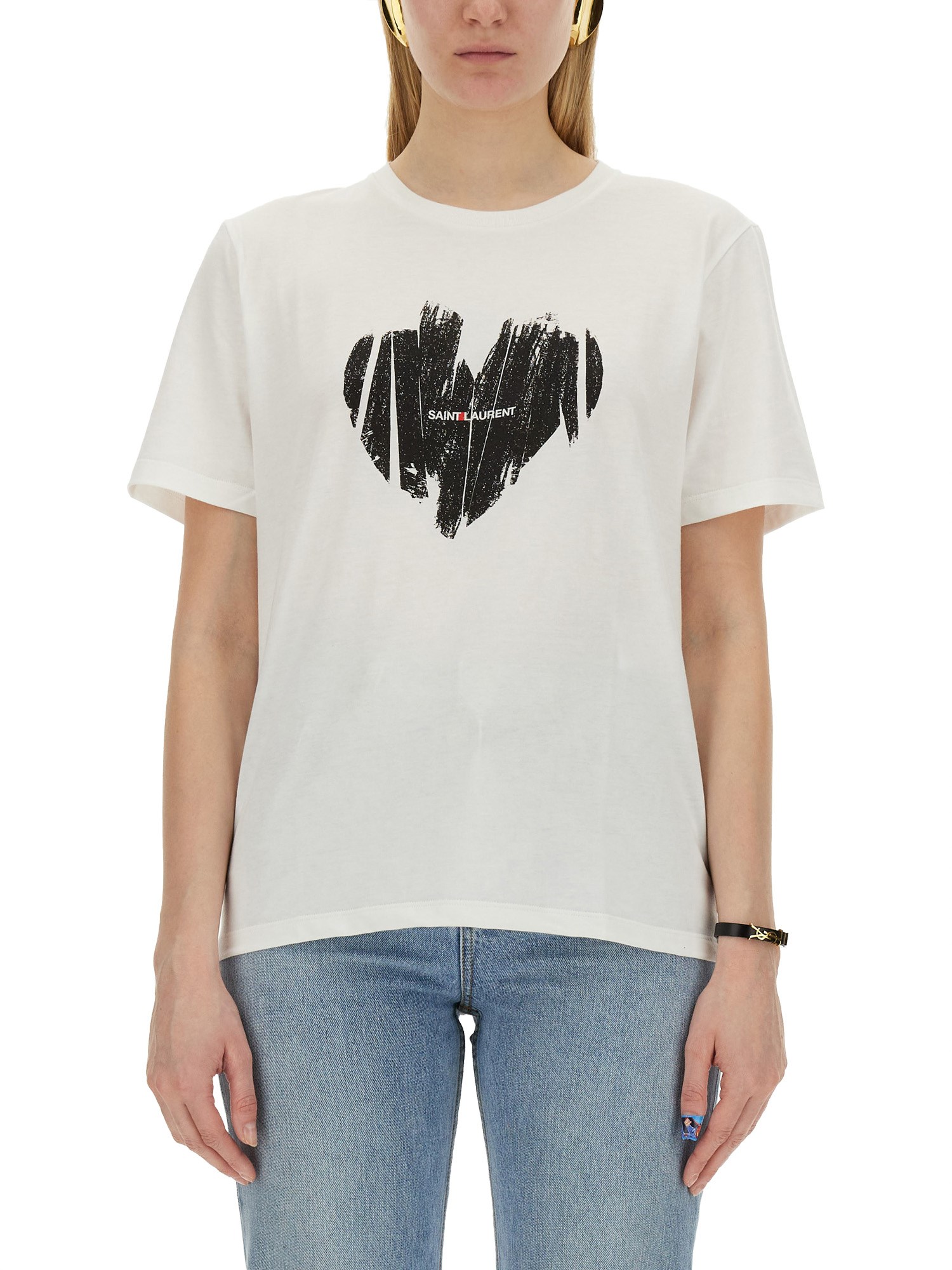 Saint Laurent saint laurent t-shirt "heart"