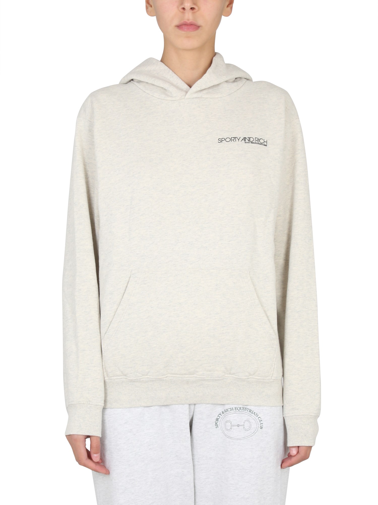 Sporty & Rich sporty & rich sweatshirt with logo print