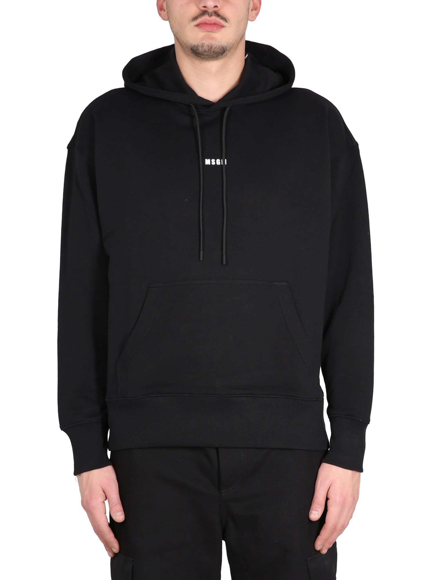 Msgm msgm sweatshirt with micro logo