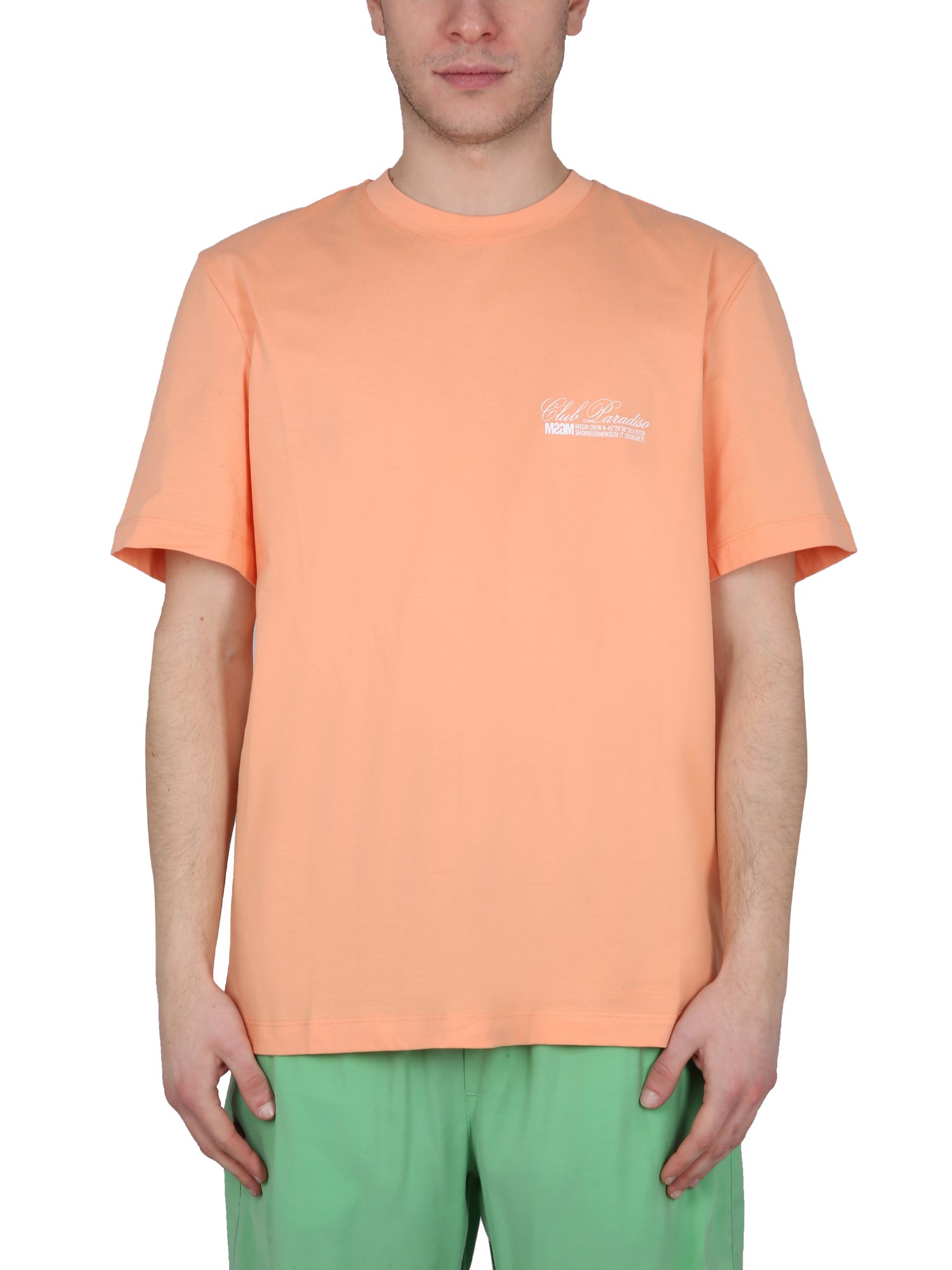 Msgm msgm t-shirt with logo