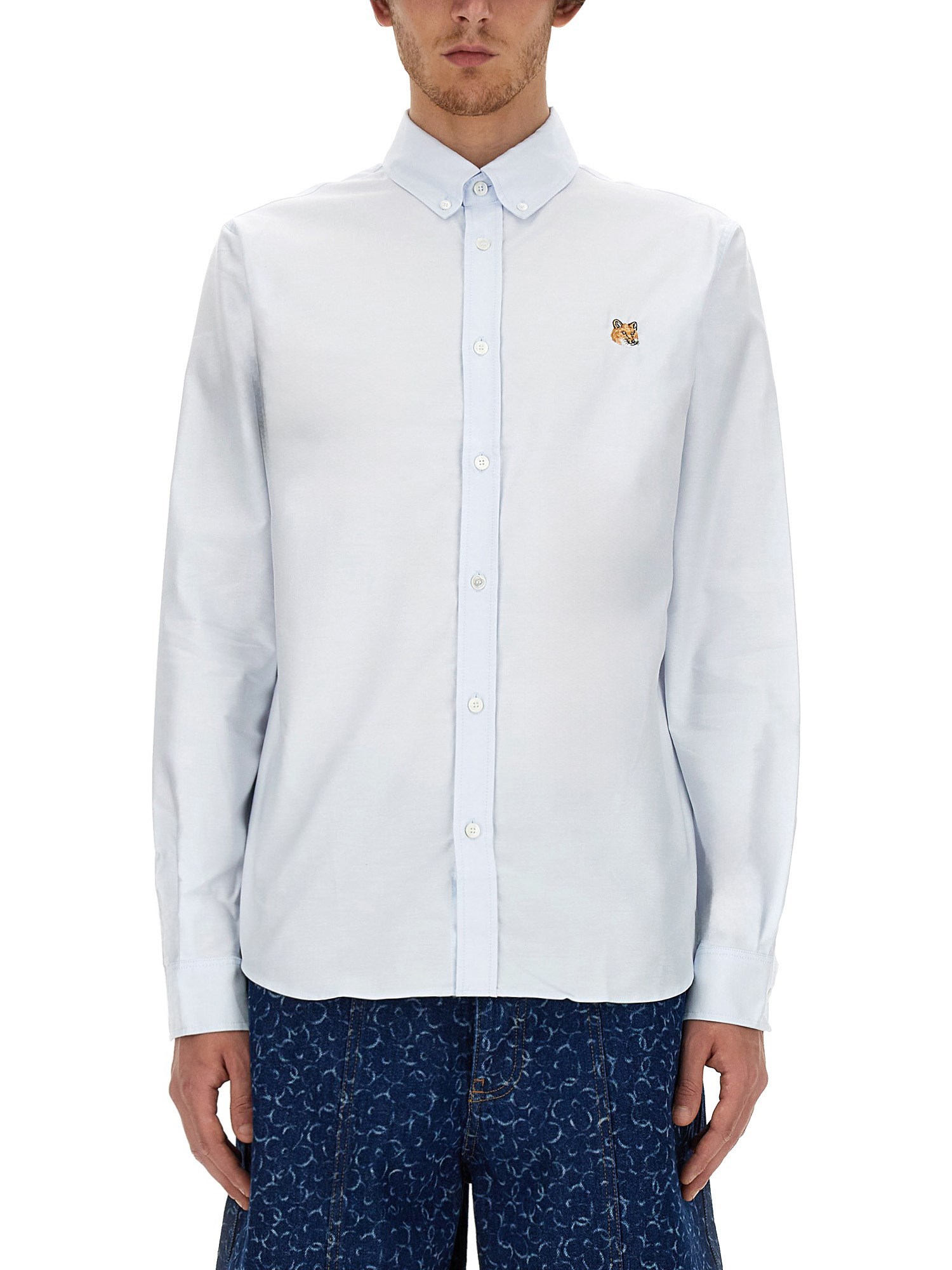 Maison Kitsuné maison kitsuné cotton shirt