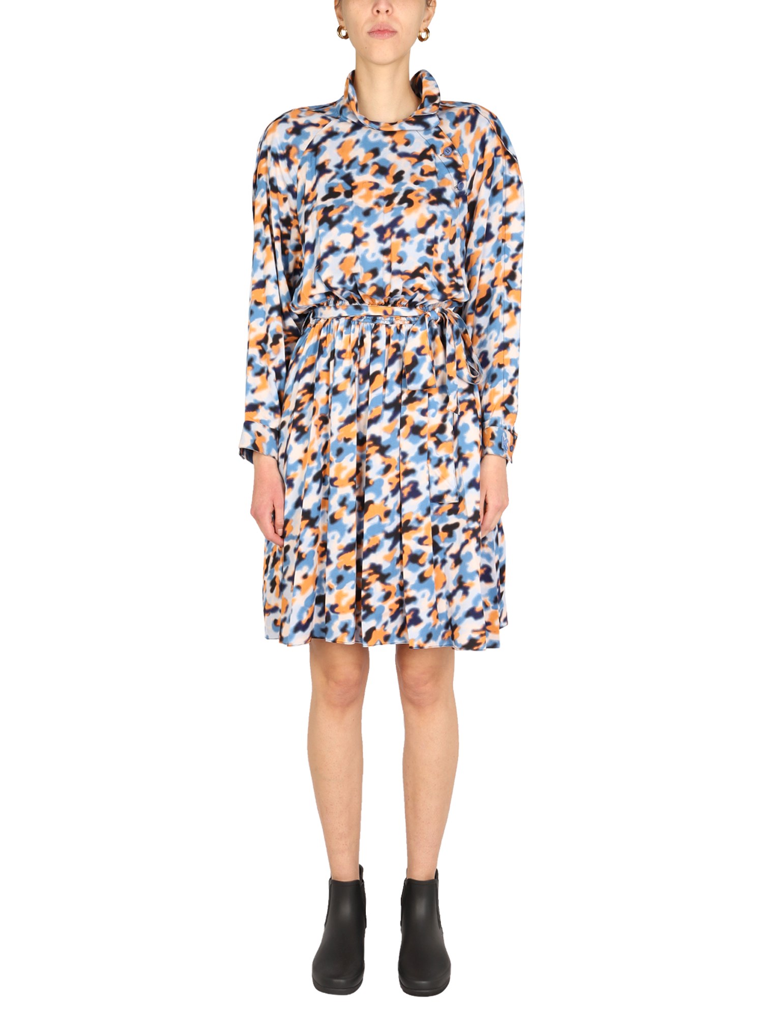 Kenzo kenzo "blurred flowers" dress