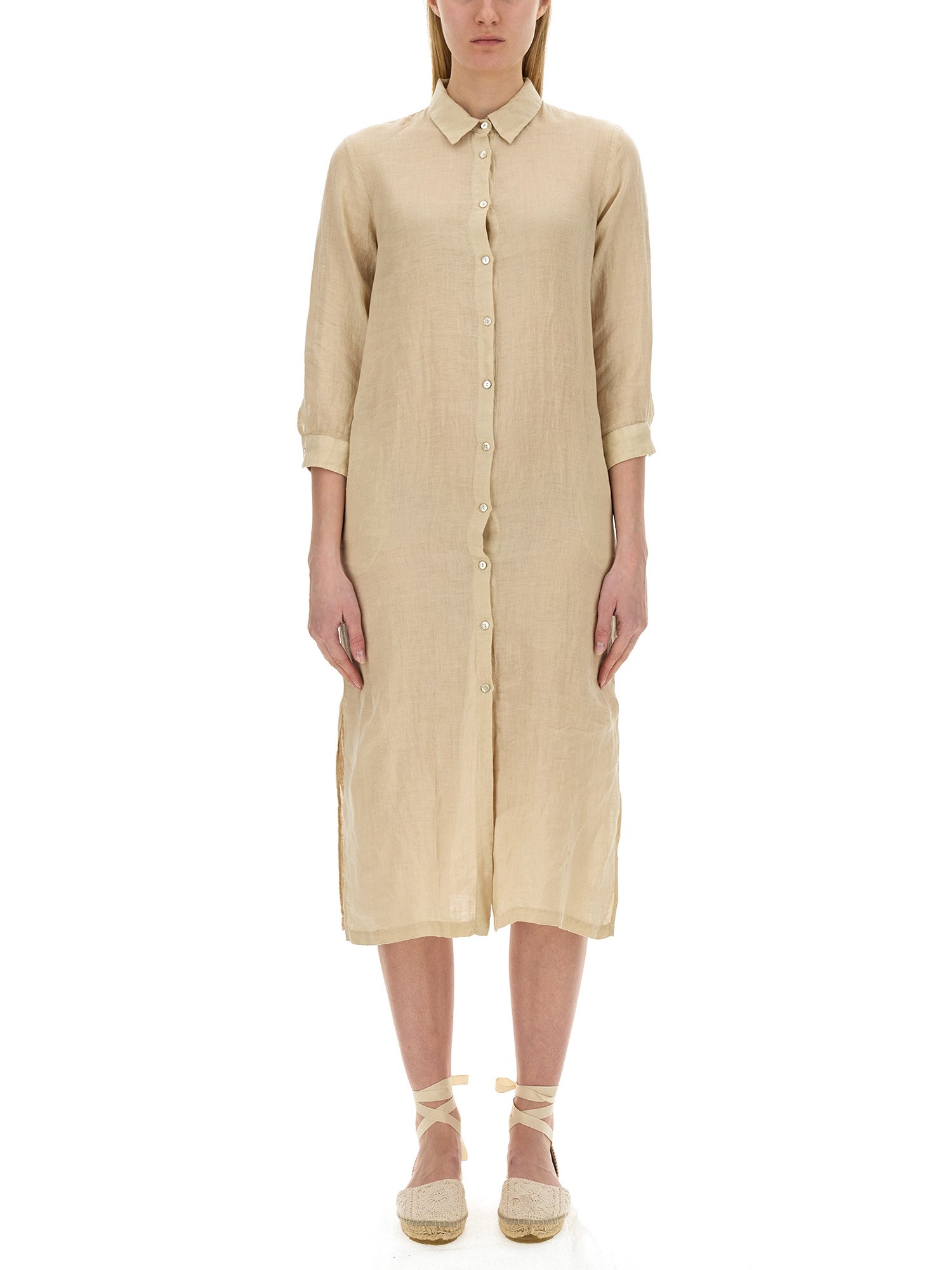 120% lino 120% lino shirt dress