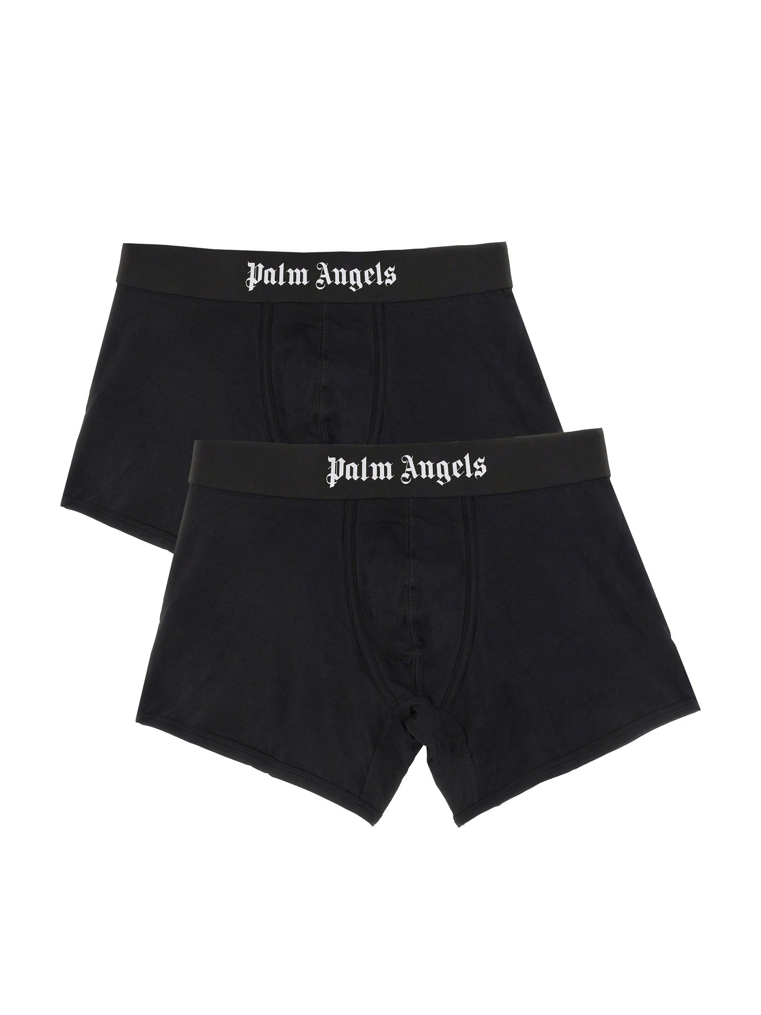 PALM ANGELS palm angels pack of two boxers with logo