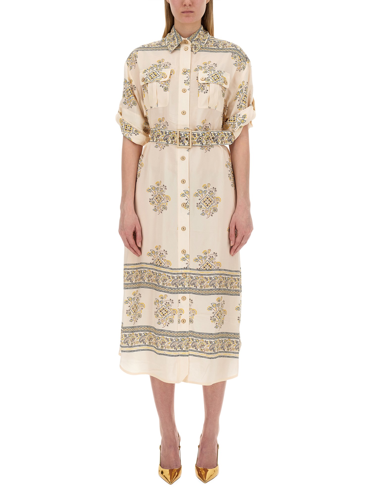 Zimmermann zimmermann belted dress