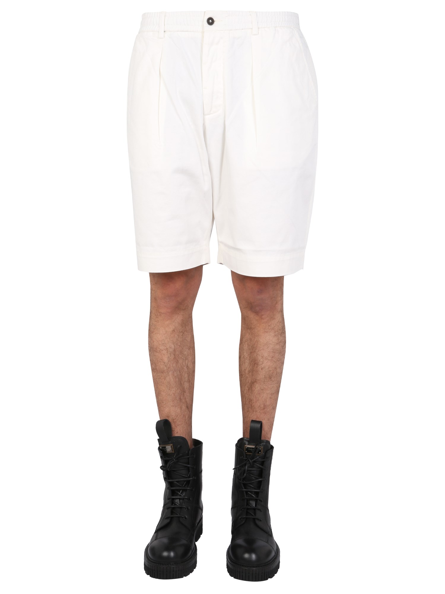 Universal Works universal works cotton bermuda shorts