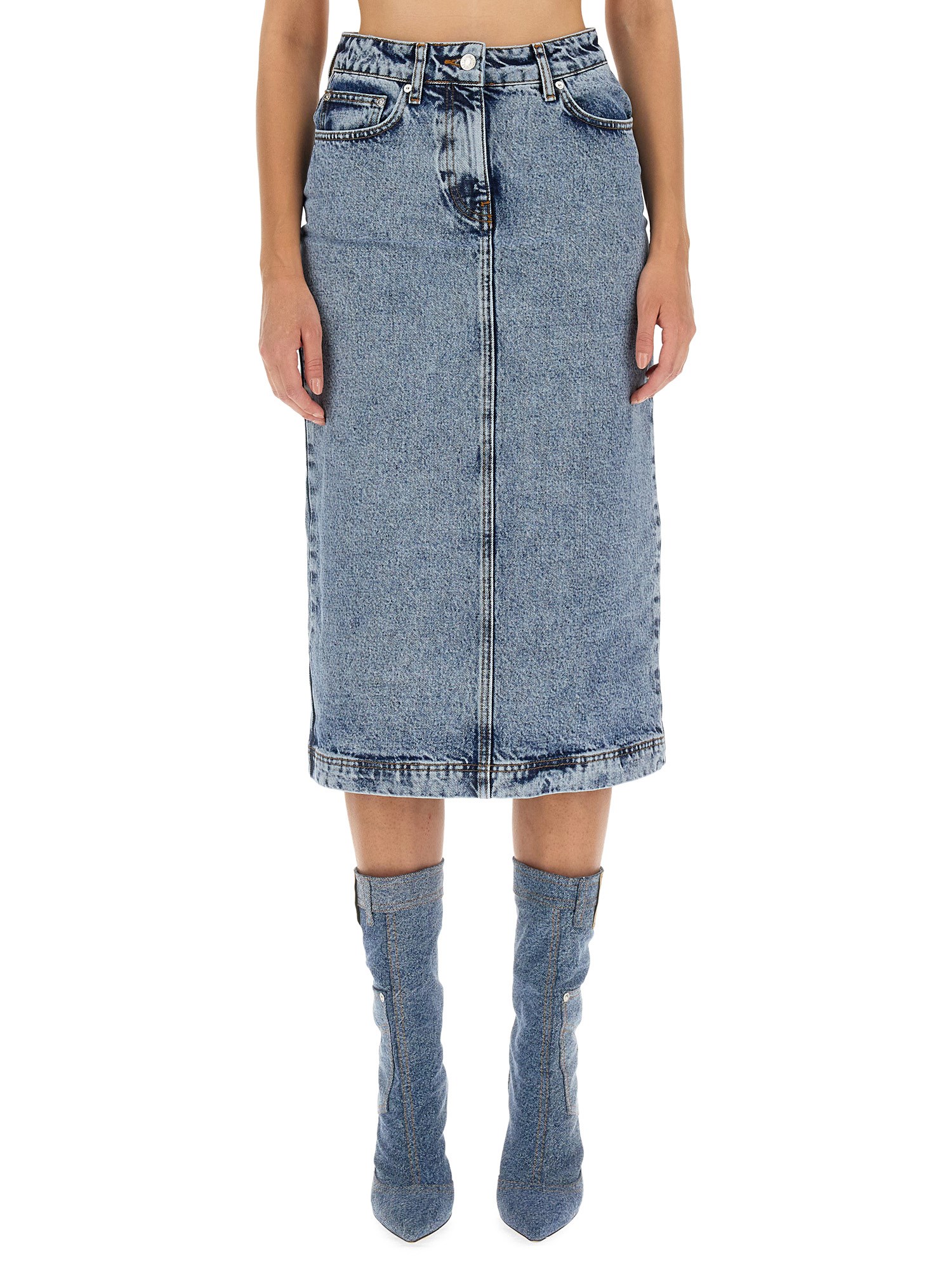 Moschino Jeans moschino jeans denim skirt