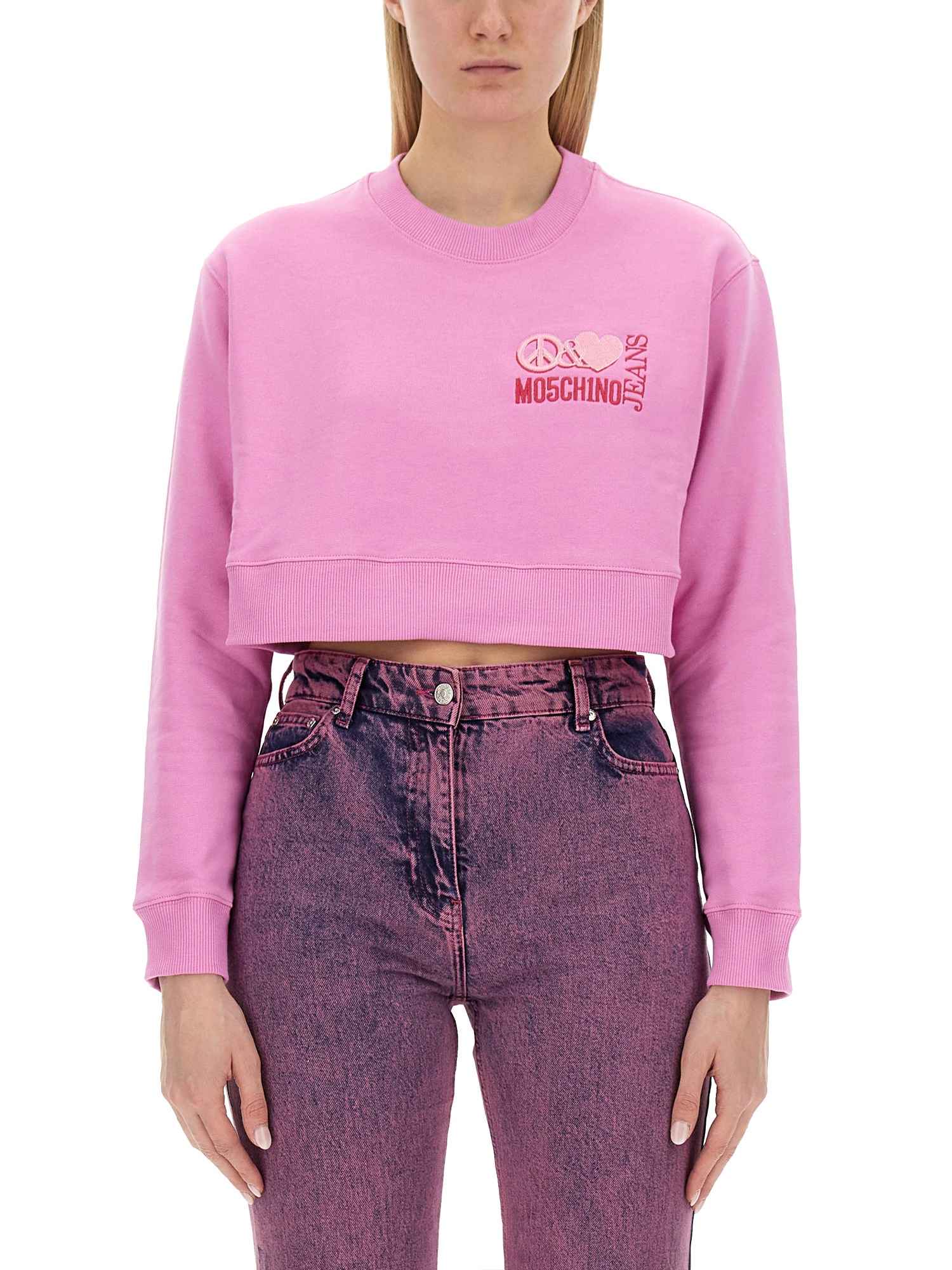 Moschino Jeans moschino jeans sweatshirt with logo