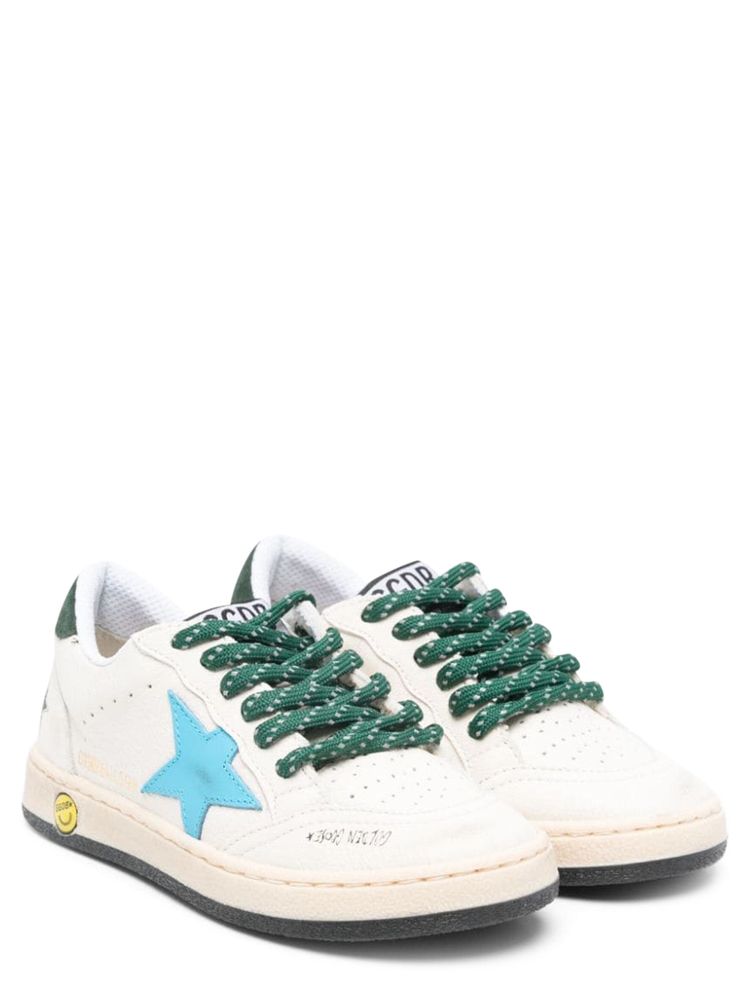 Golden Goose golden goose ballstar nappa upper toe and spur leather star suede heel