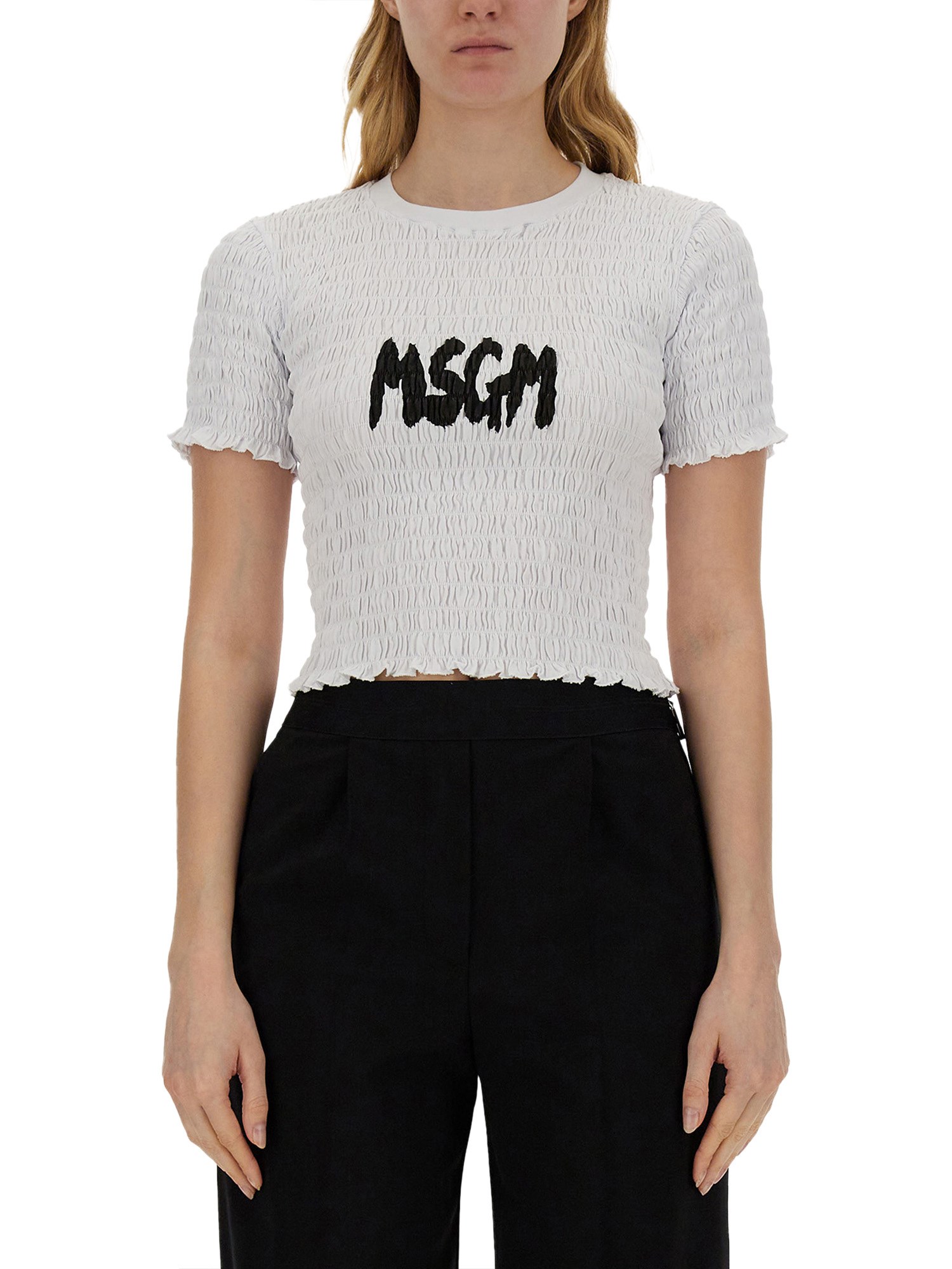 Msgm msgm t-shirt with logo