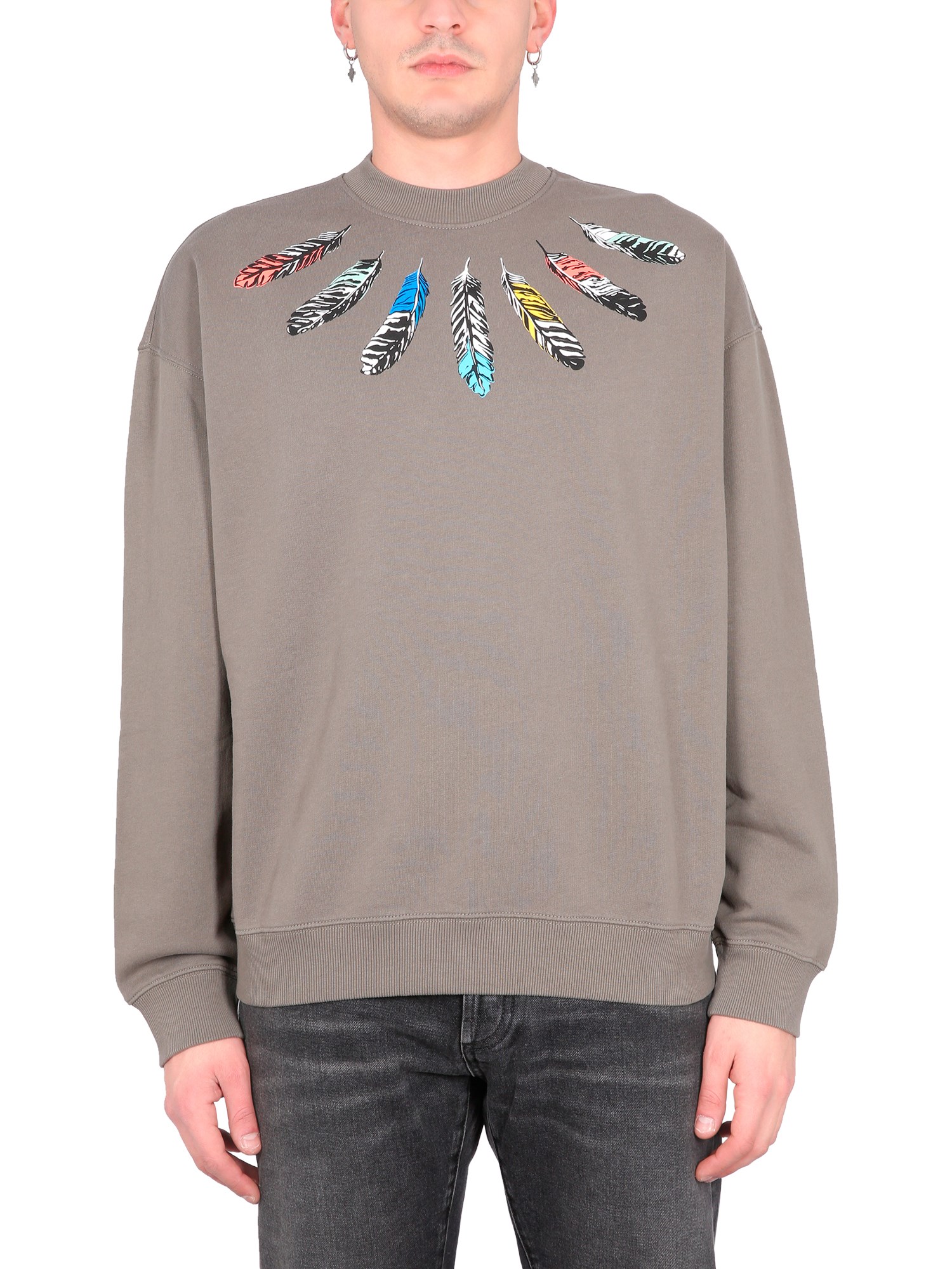 Marcelo Burlon County Of Milan marcelo burlon county of milan collar feather sweatshirt