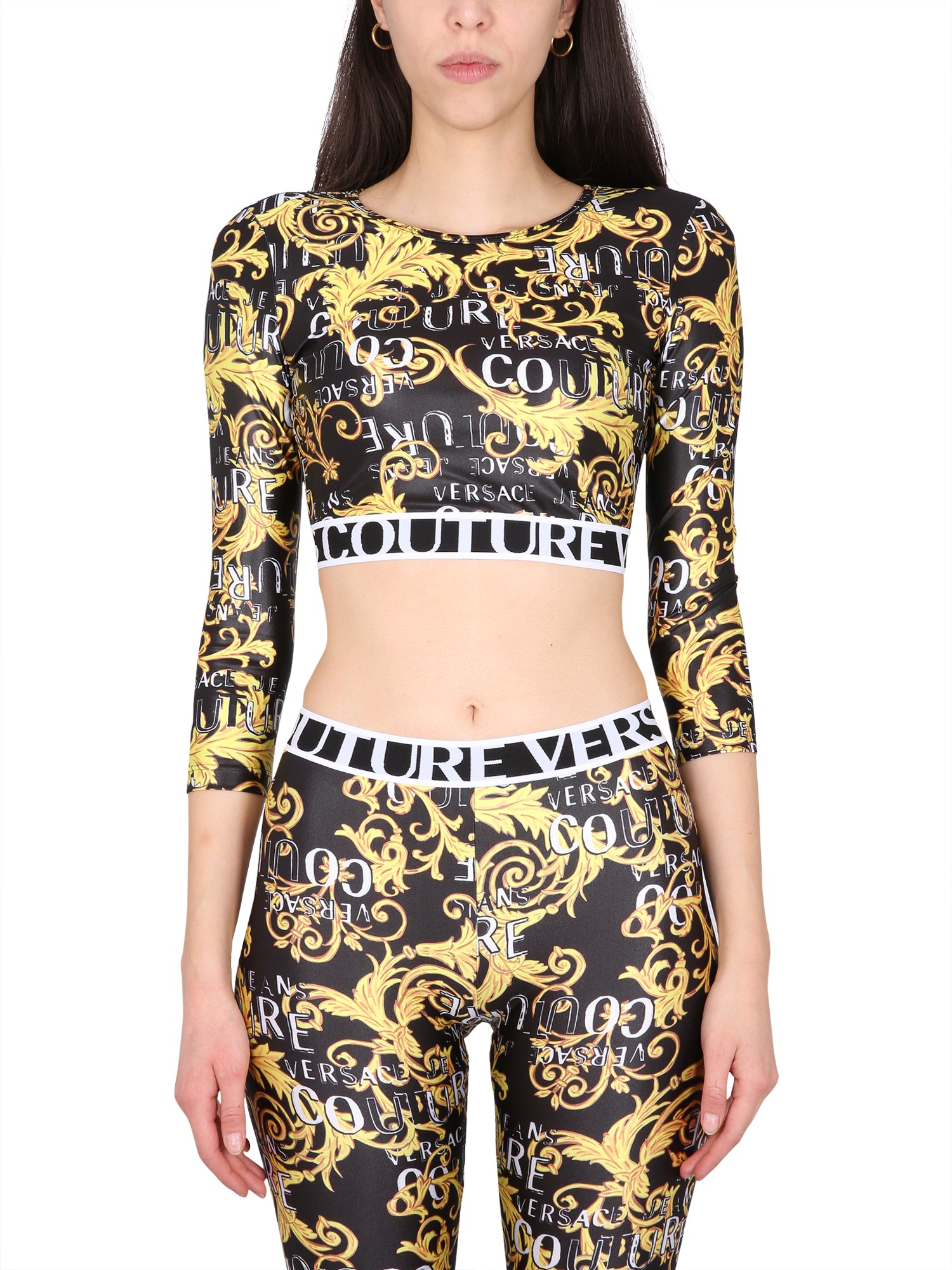 Versace Jeans Couture versace jeans couture cropped top