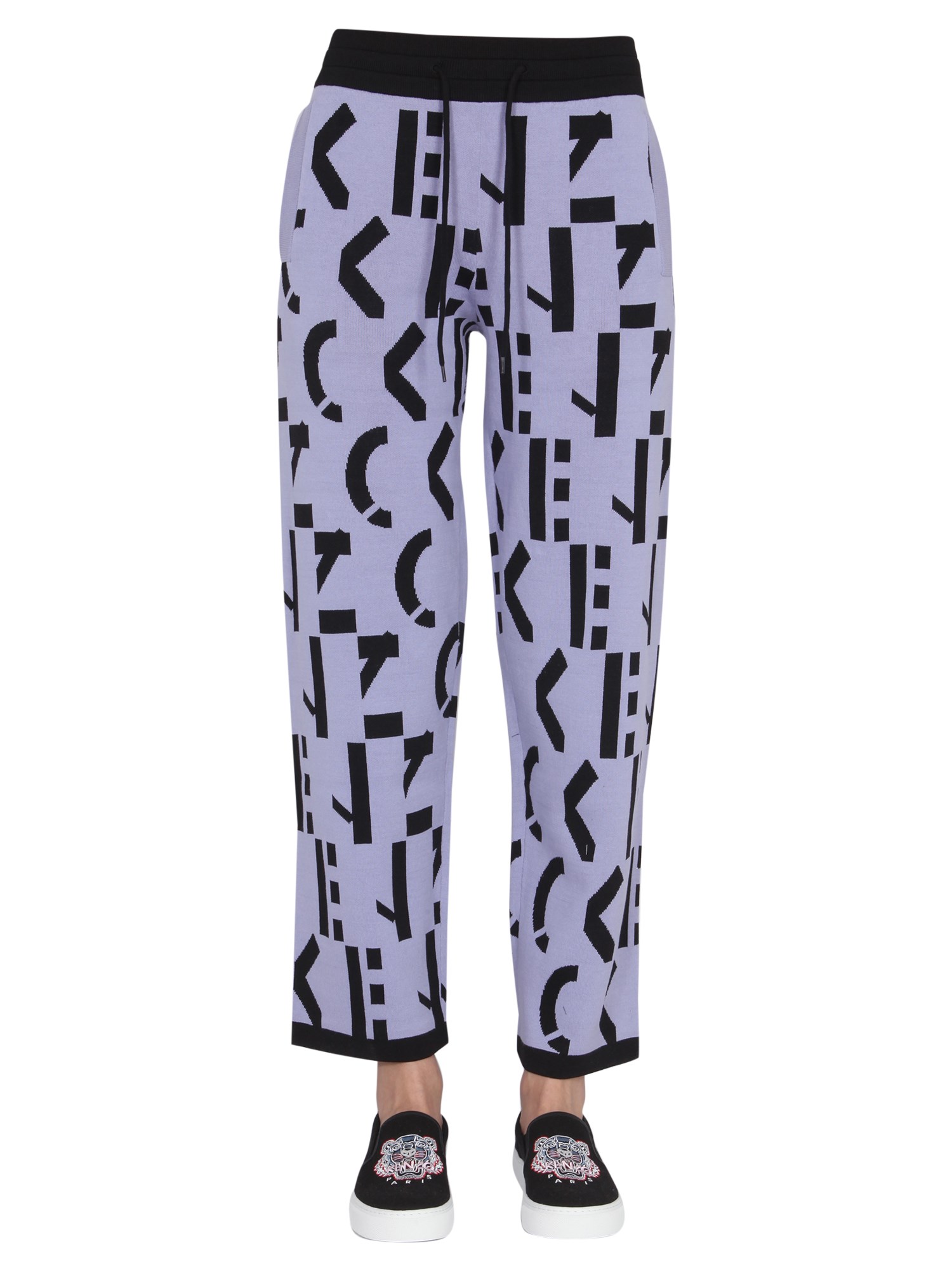 Kenzo kenzo jogging pants with monogram inlay