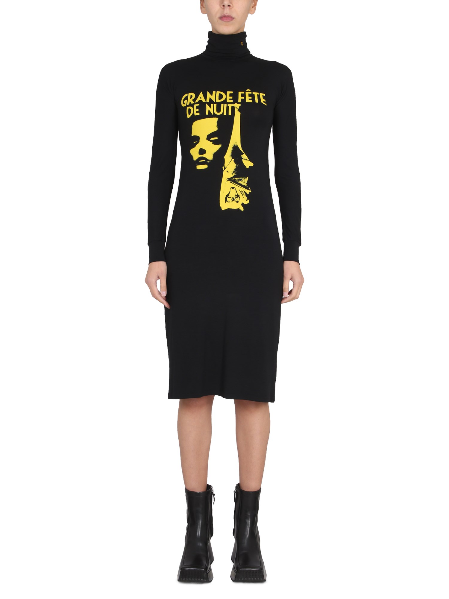 Raf Simons raf simons dress with print