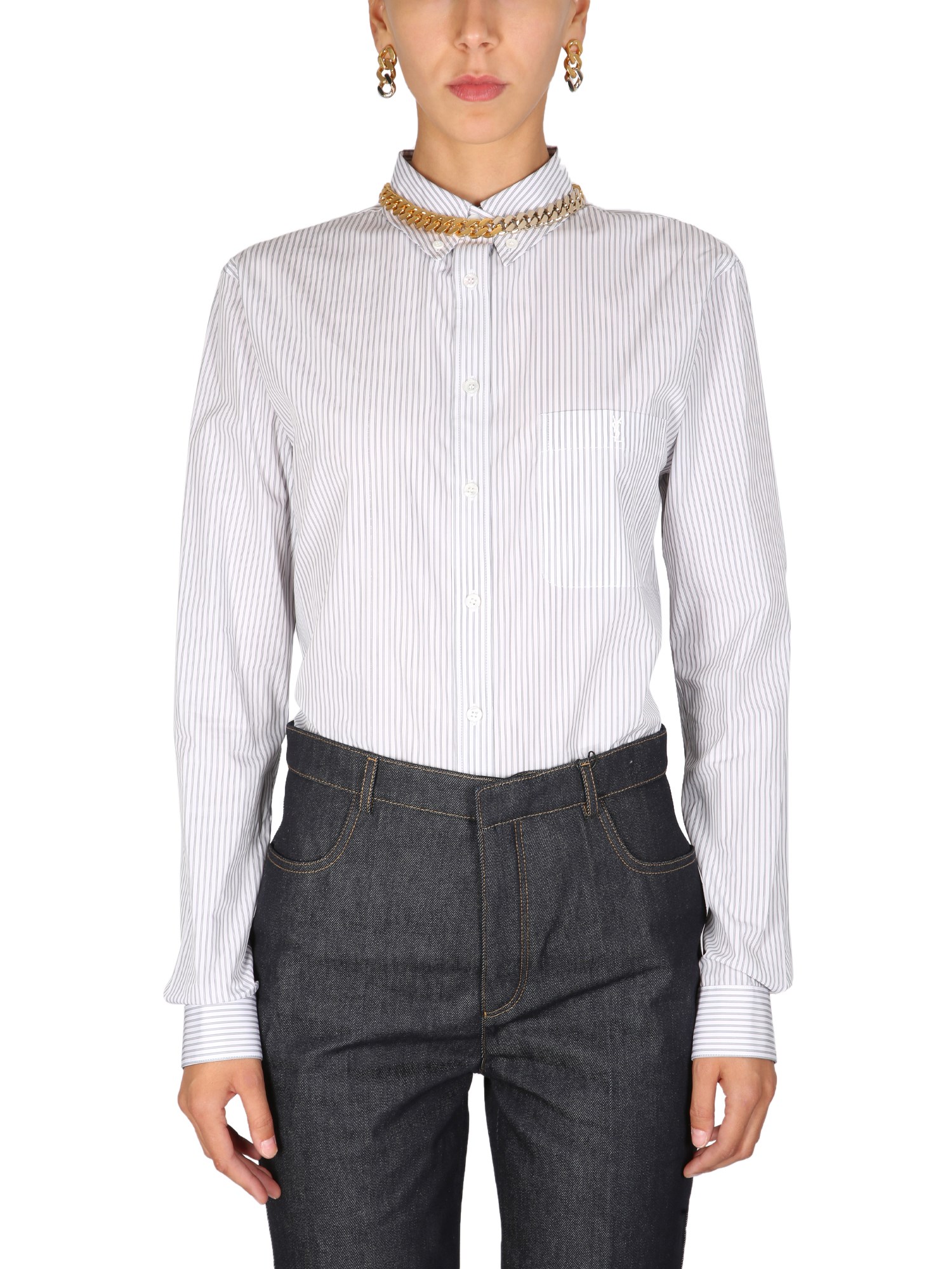 Saint Laurent saint laurent monogram shirt