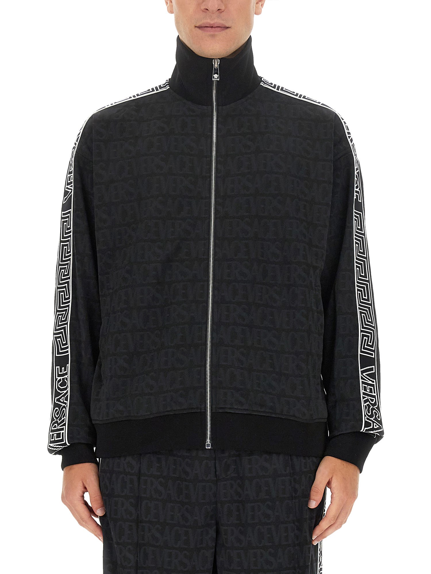 Versace versace zip sweatshirt.