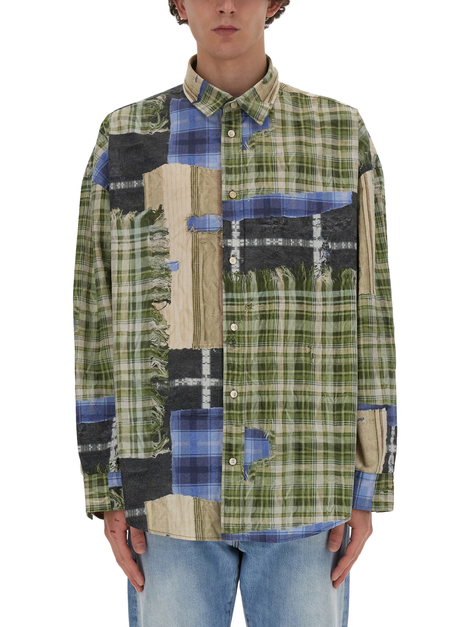 Acne Studios acne studios printed shirt with buttons