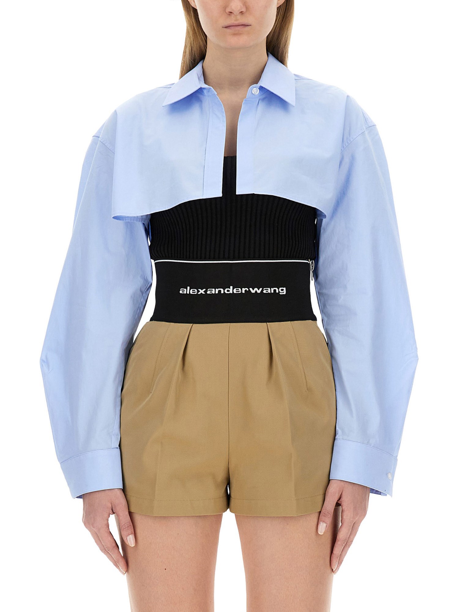 Alexander Wang alexander wang twin-set with short tank top