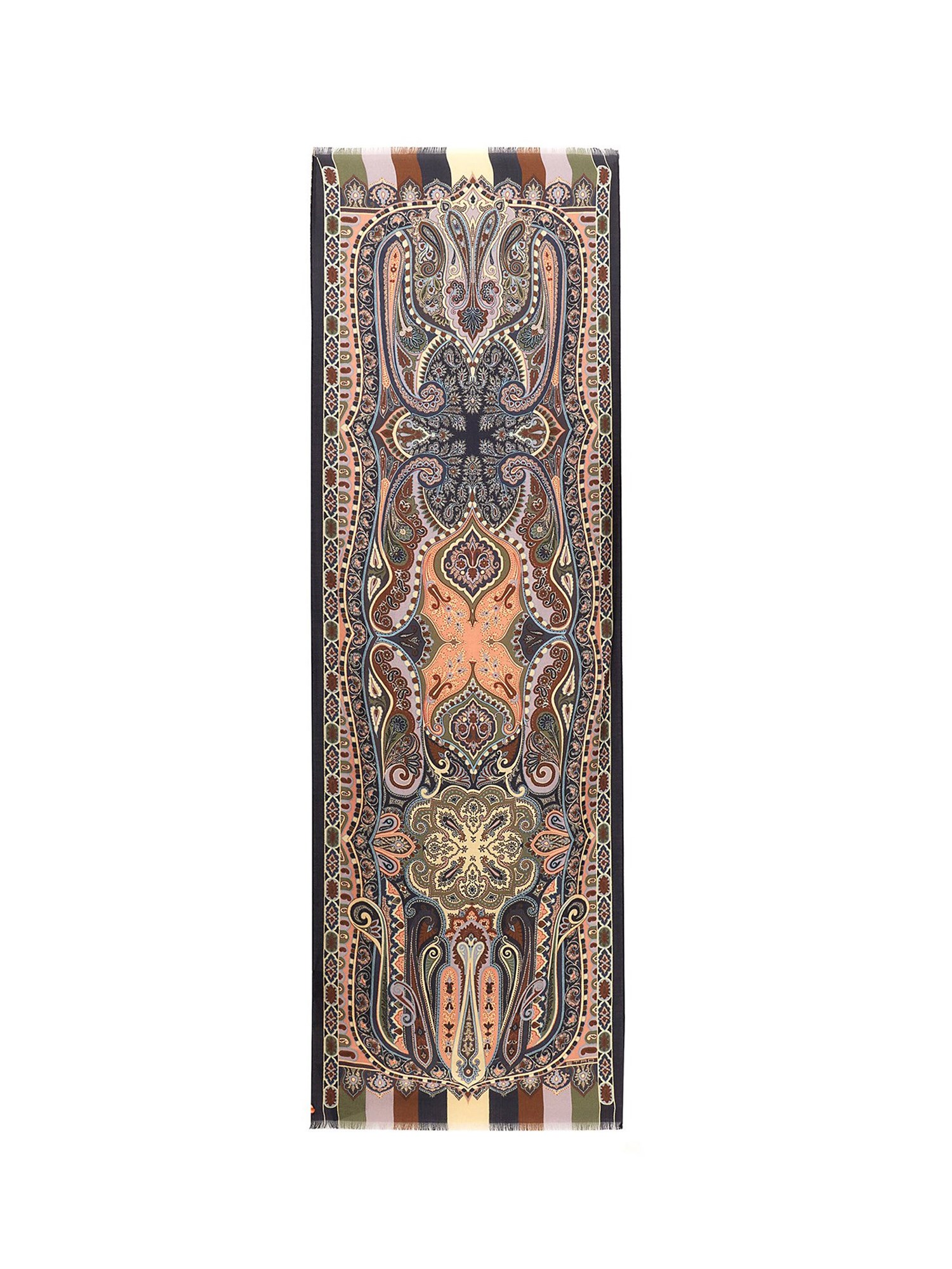 Etro etro silk and cashmere scarf